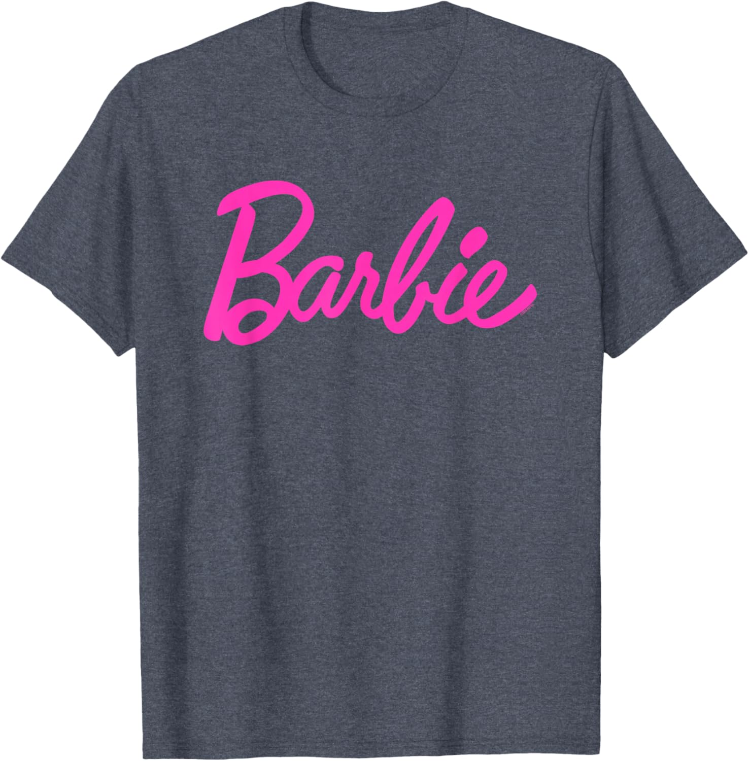 Barbie Classic Script Pink Logo T-Shirt for Trendy Fashion Lovers - 2