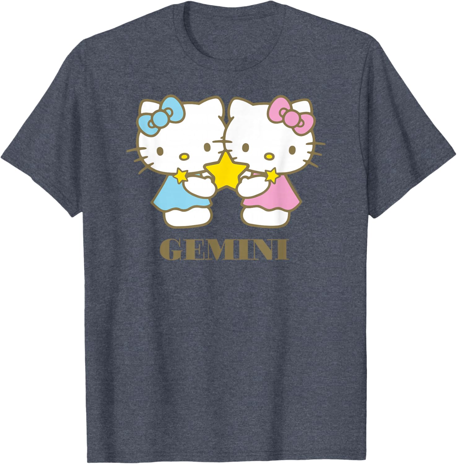 Hello Kitty Gemini T-Shirt for Zodiac Fans - Cute and Stylish Apparel - 7