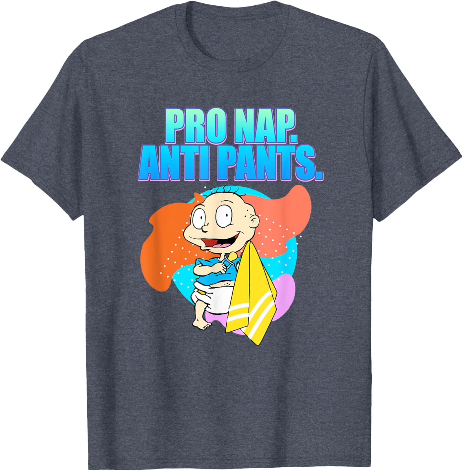 Mademark x Rugrats Tommy Pickles Pro Nap Anti Pants T-Shirt for Kids - 5