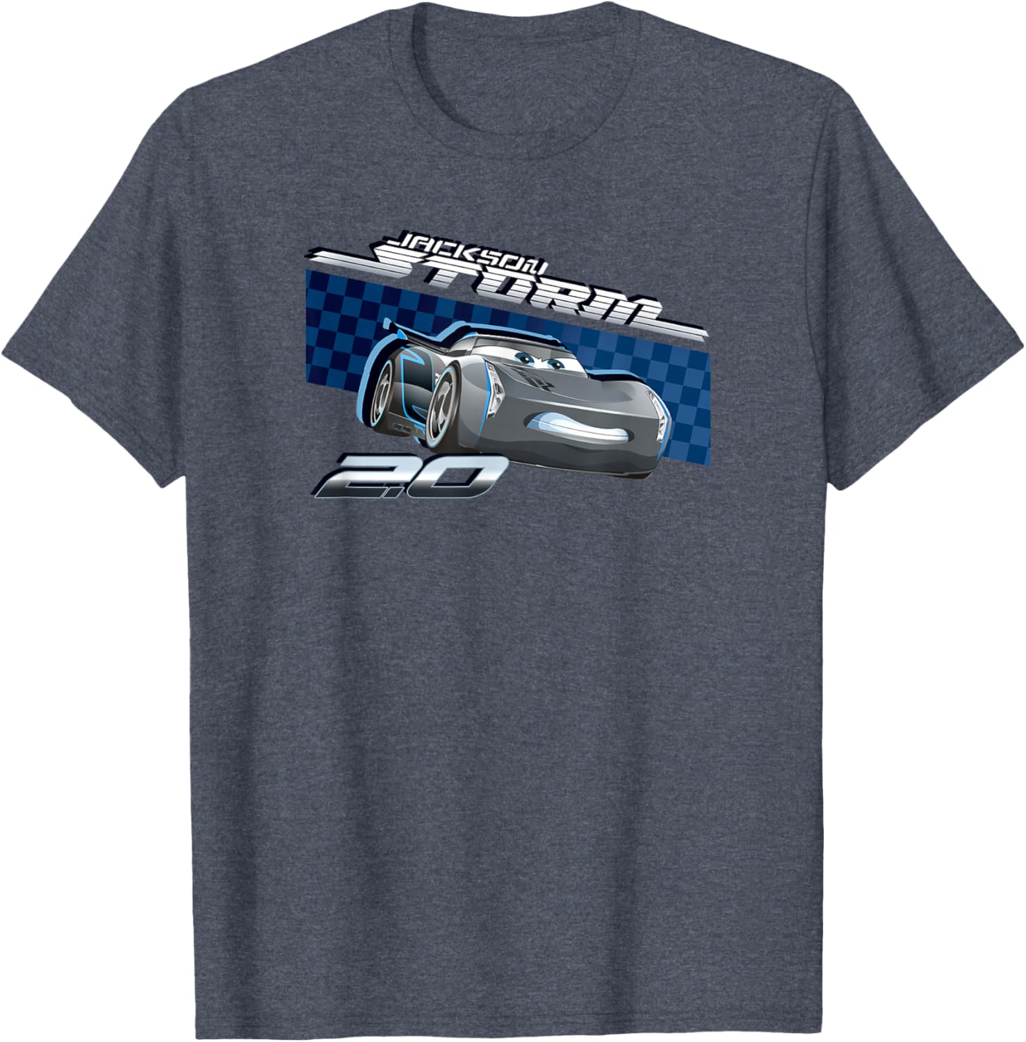 Disney Pixar Cars Jackson Storm T-Shirt for Kids and Adults - Cool Design - 2