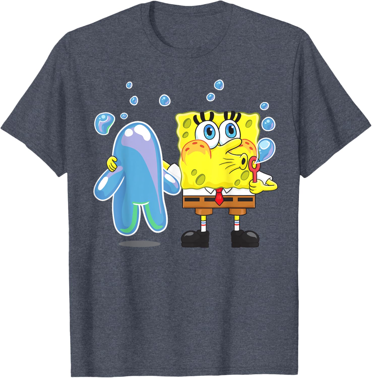 Mademark x SpongeBob SquarePants Bubble Technique T-Shirt for Fun Style - 15