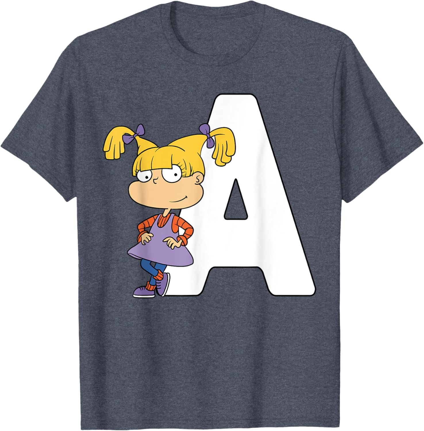 Mademark x Rugrats Angelica Pickles The Girl with an A T-Shirt for Fans - 21