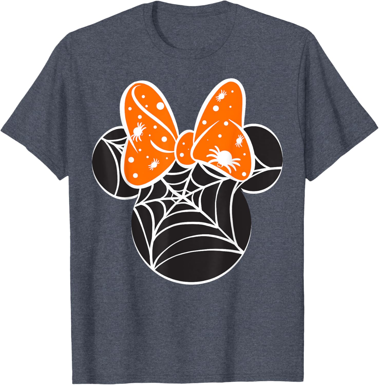 Disney Mickey and Friends Halloween Minnie Spider Web Logo T-Shirt - 10