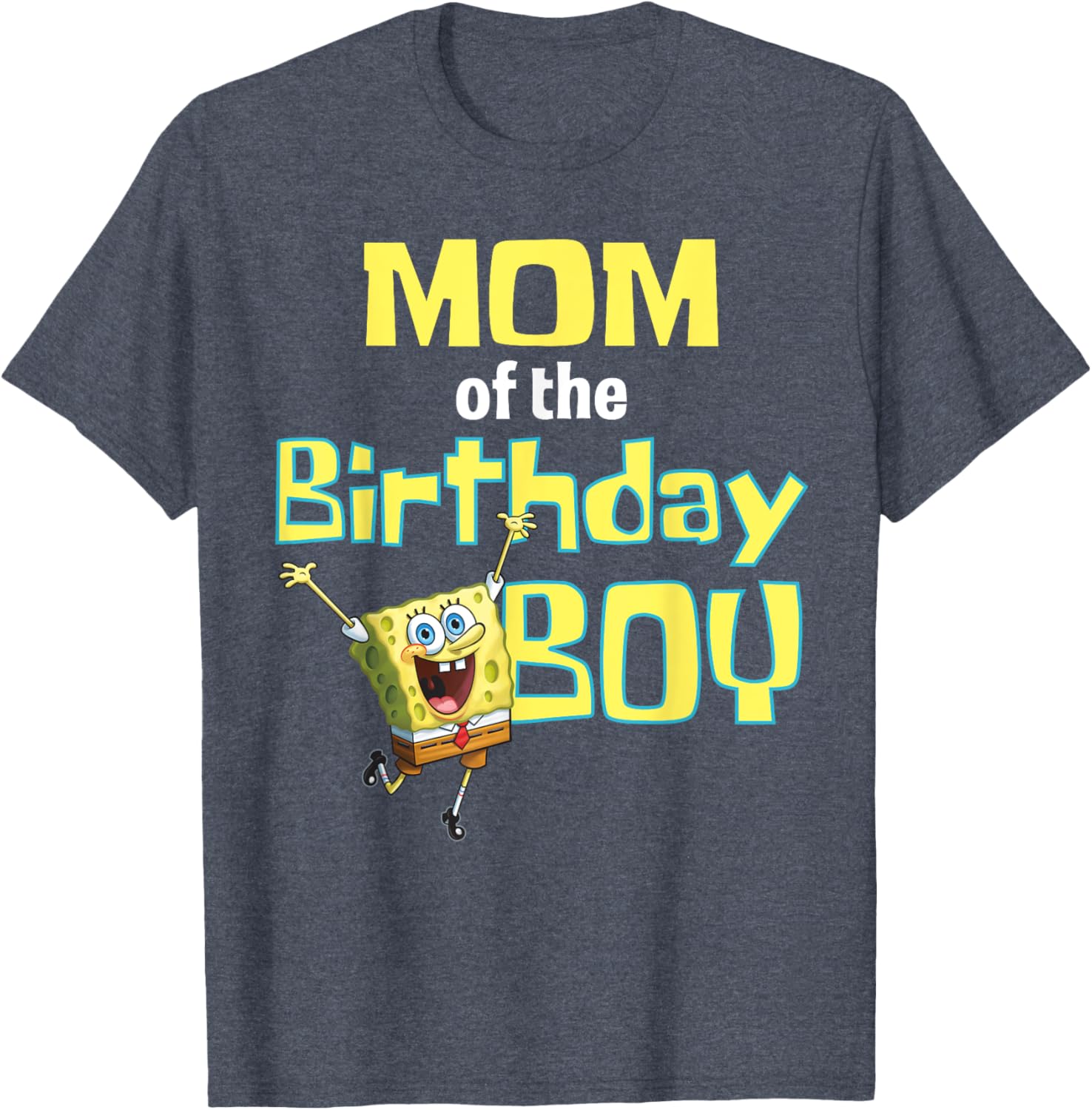 SpongeBob SquarePants Mom Of The Birthday Boy T-Shirt Perfect Gift - 16