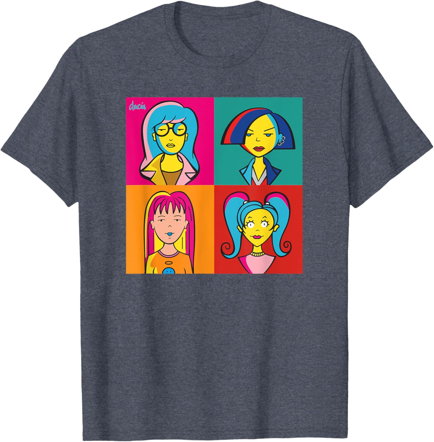 Mademark x Daria Ladies Pop Art T-Shirt - Fun Fashion for Every Occasion - 9