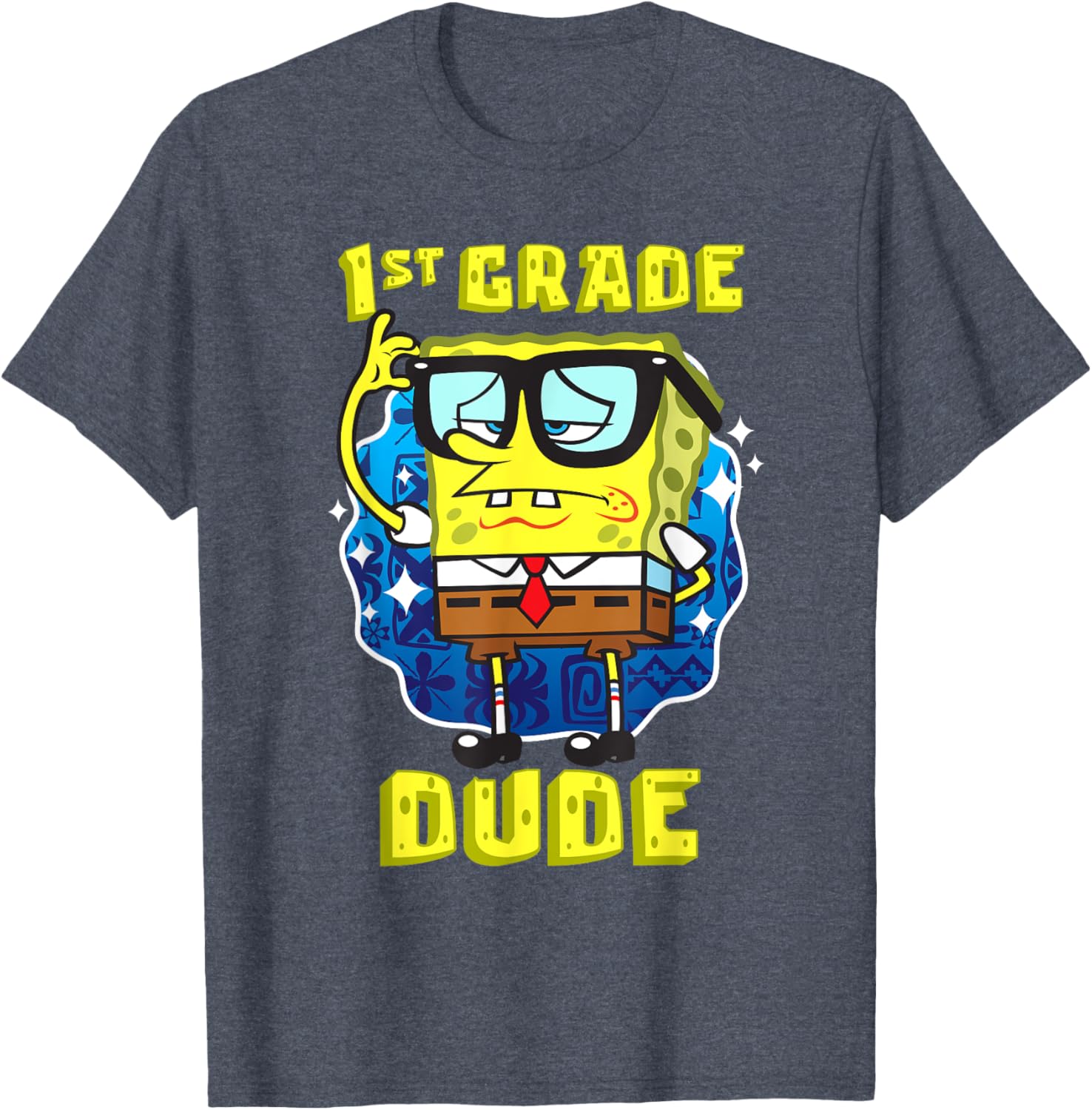 SpongeBob SquarePants 1st Grade Dude T-Shirt for Smart Kids - 5