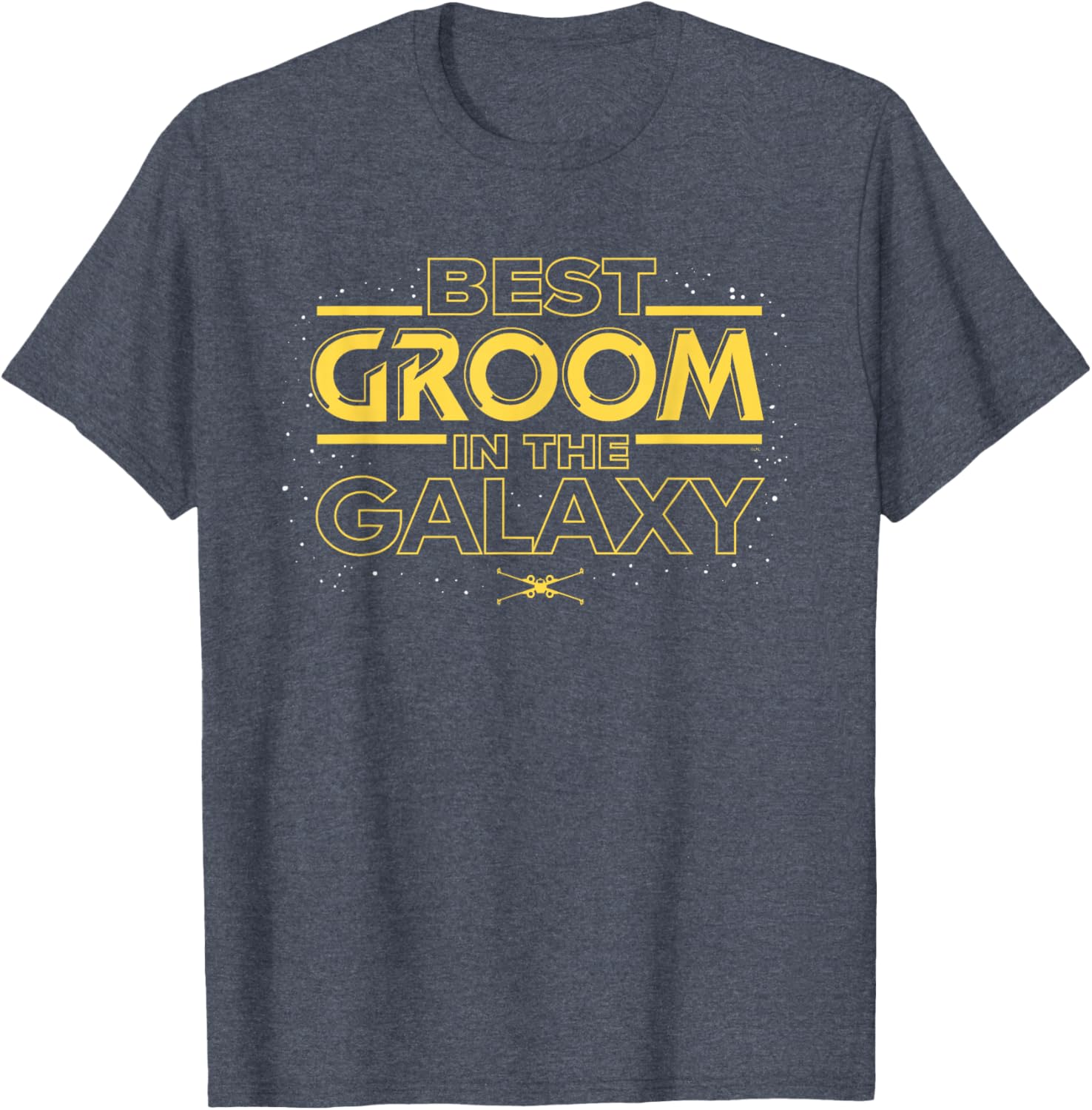 Star Wars Best Groom in the Galaxy T-Shirt for Weddings and Honeymoons - 1
