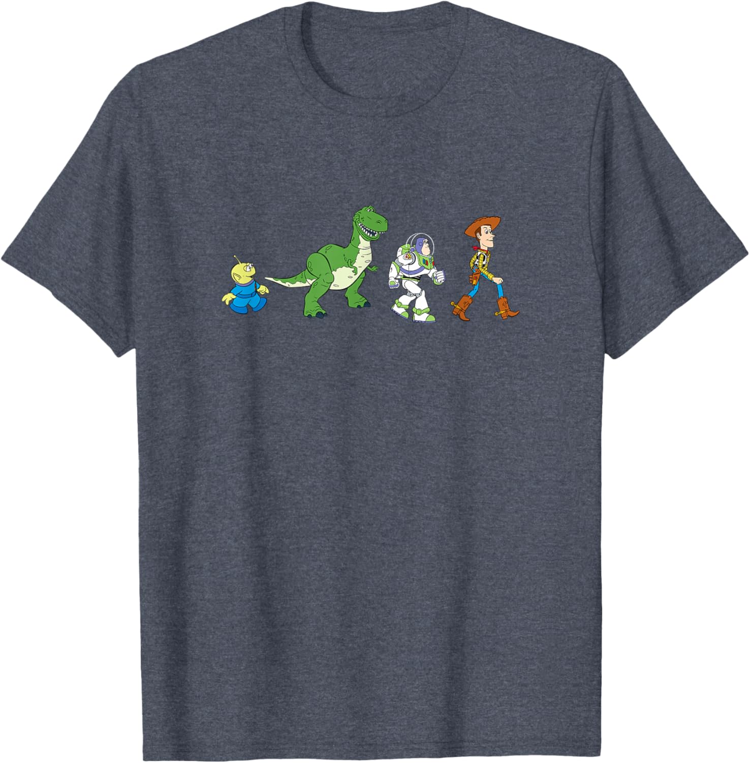 Disney Pixar Toy Story Toy Crossing Characters T-Shirt for Fans - 15