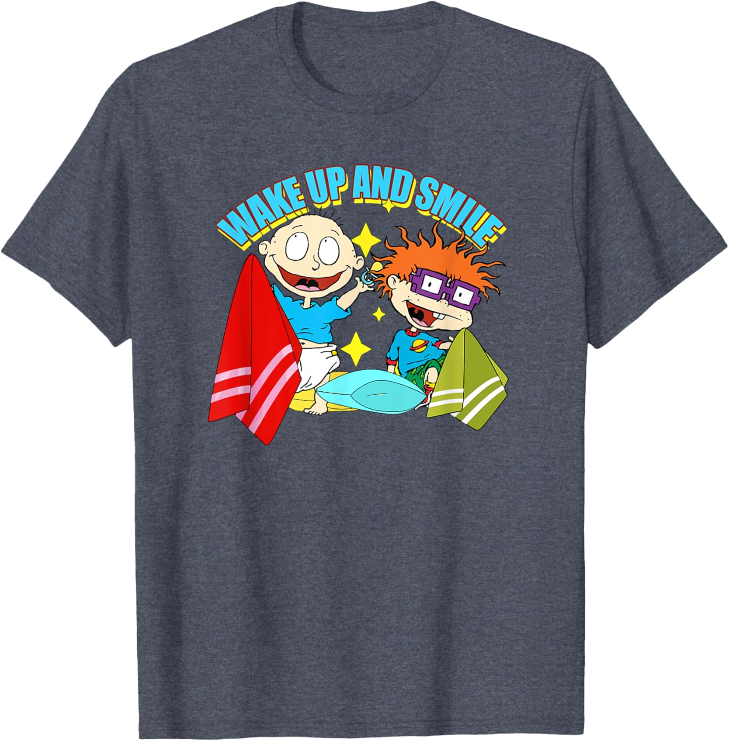 Mademark x Rugrats Tommy and Chuckie Wake Up and Smile T-Shirt for Kids - 1