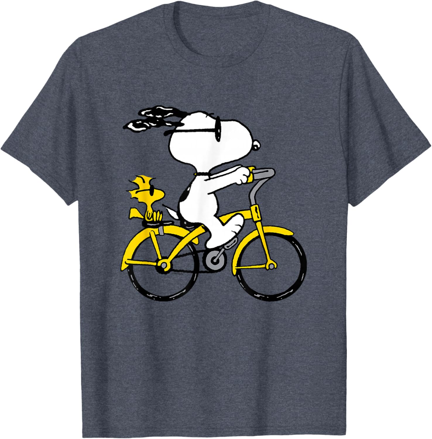Snoopy and Woodstock Bike Ride T-Shirt for Fun Casual Outfits - 18