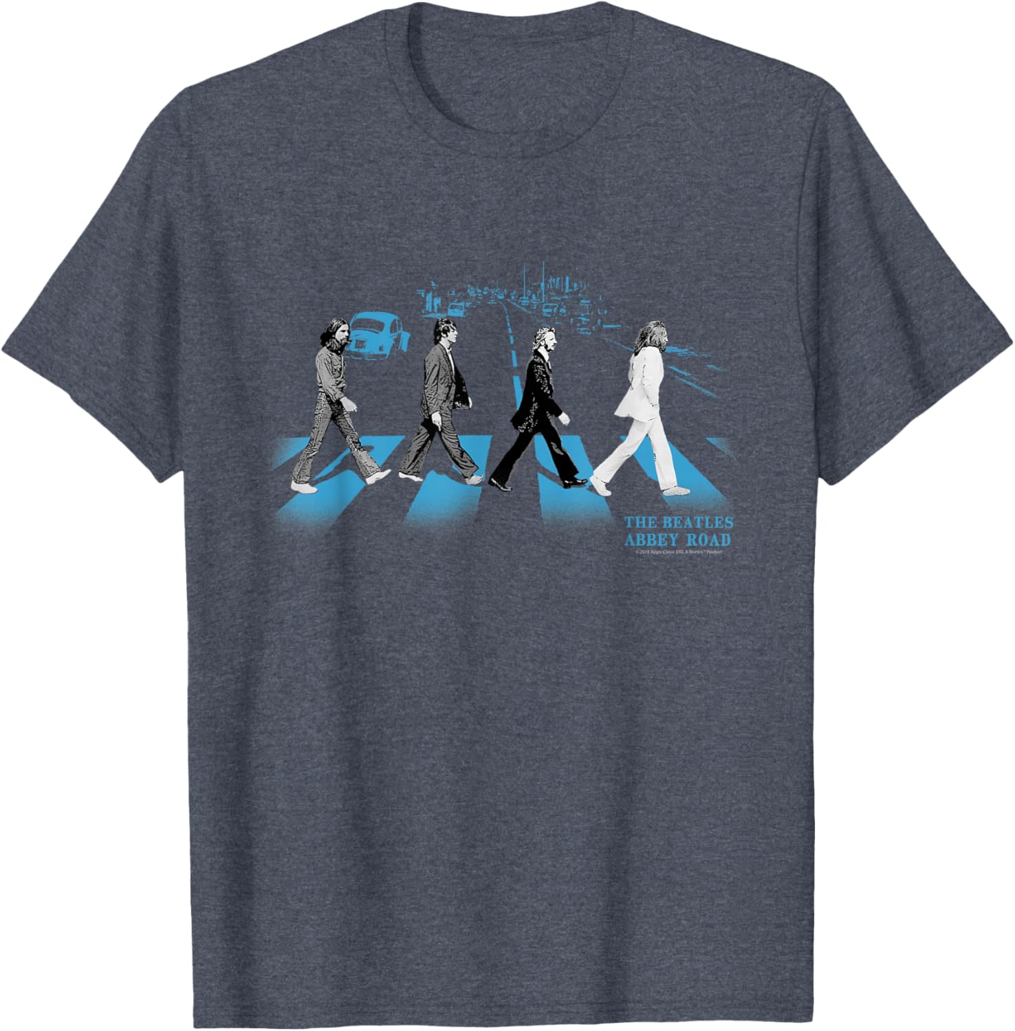 Beatles Abbey Road Street Blues T-Shirt - Stylish Music Apparel for Fans - 6