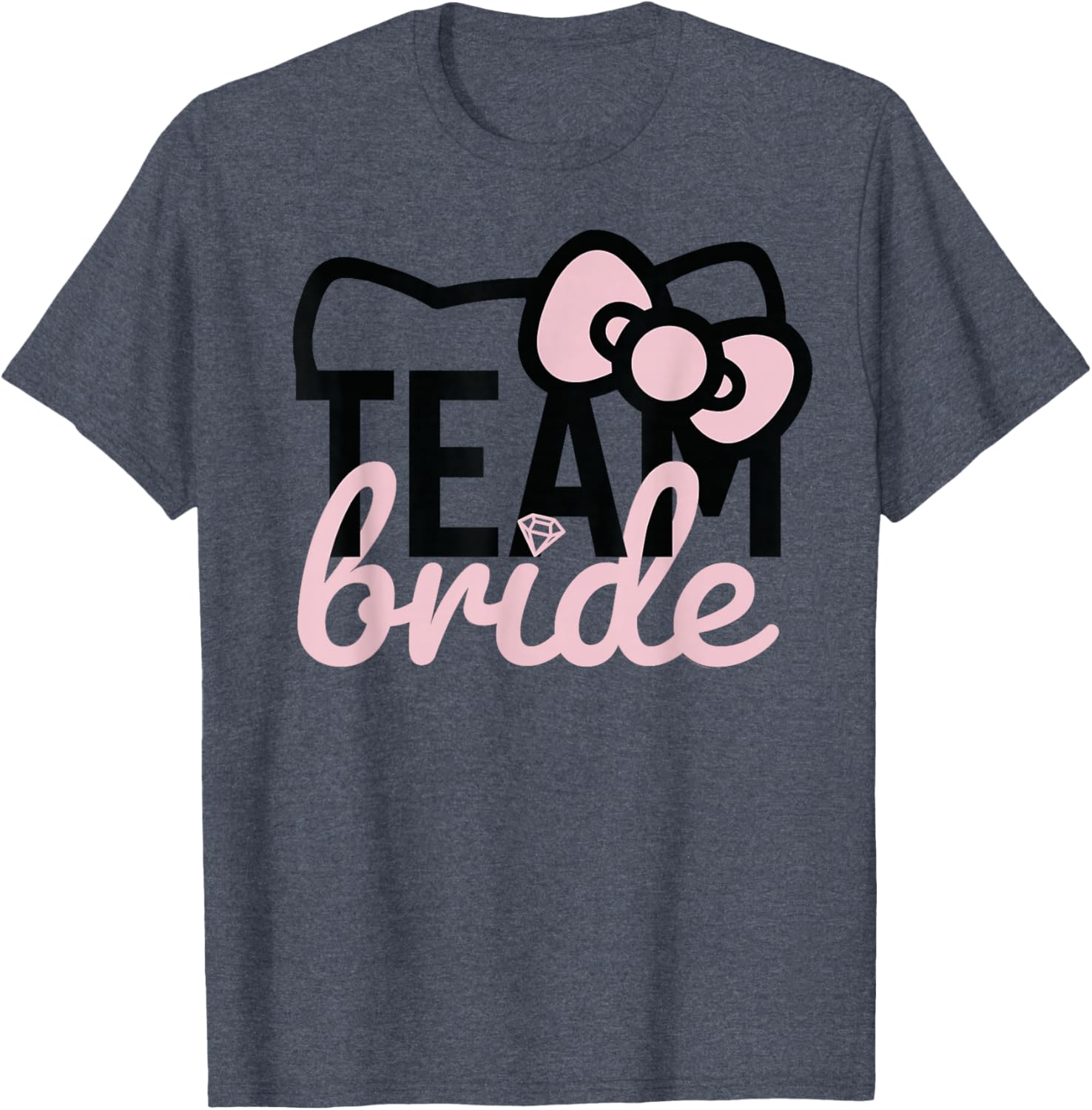 Hello Kitty Team Bride Bridesmaid T-Shirt for Fun Bridal Parties - 12