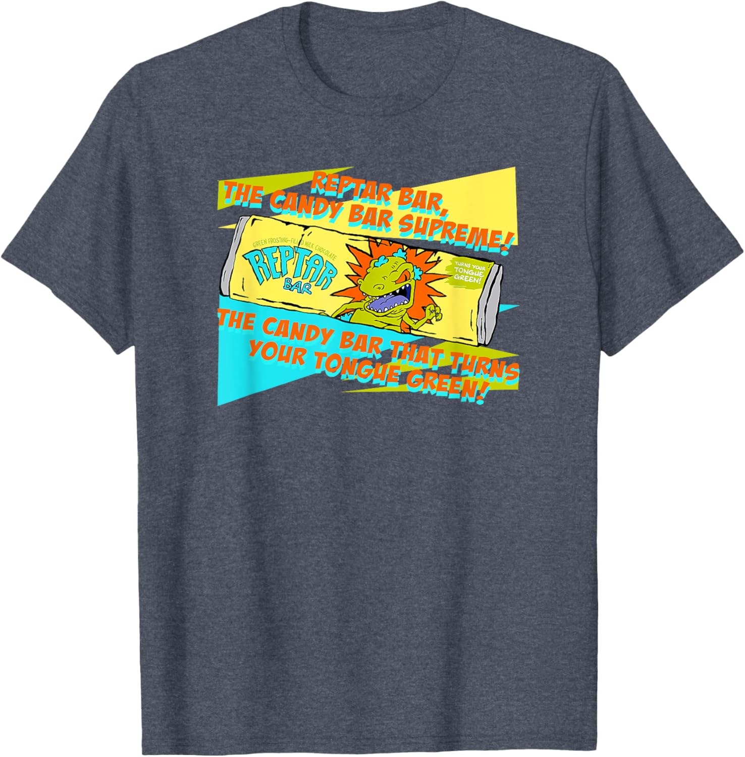 Mademark Rugrats Reptar Bar Candy T-Shirt Fun Retro Kids Apparel - 4