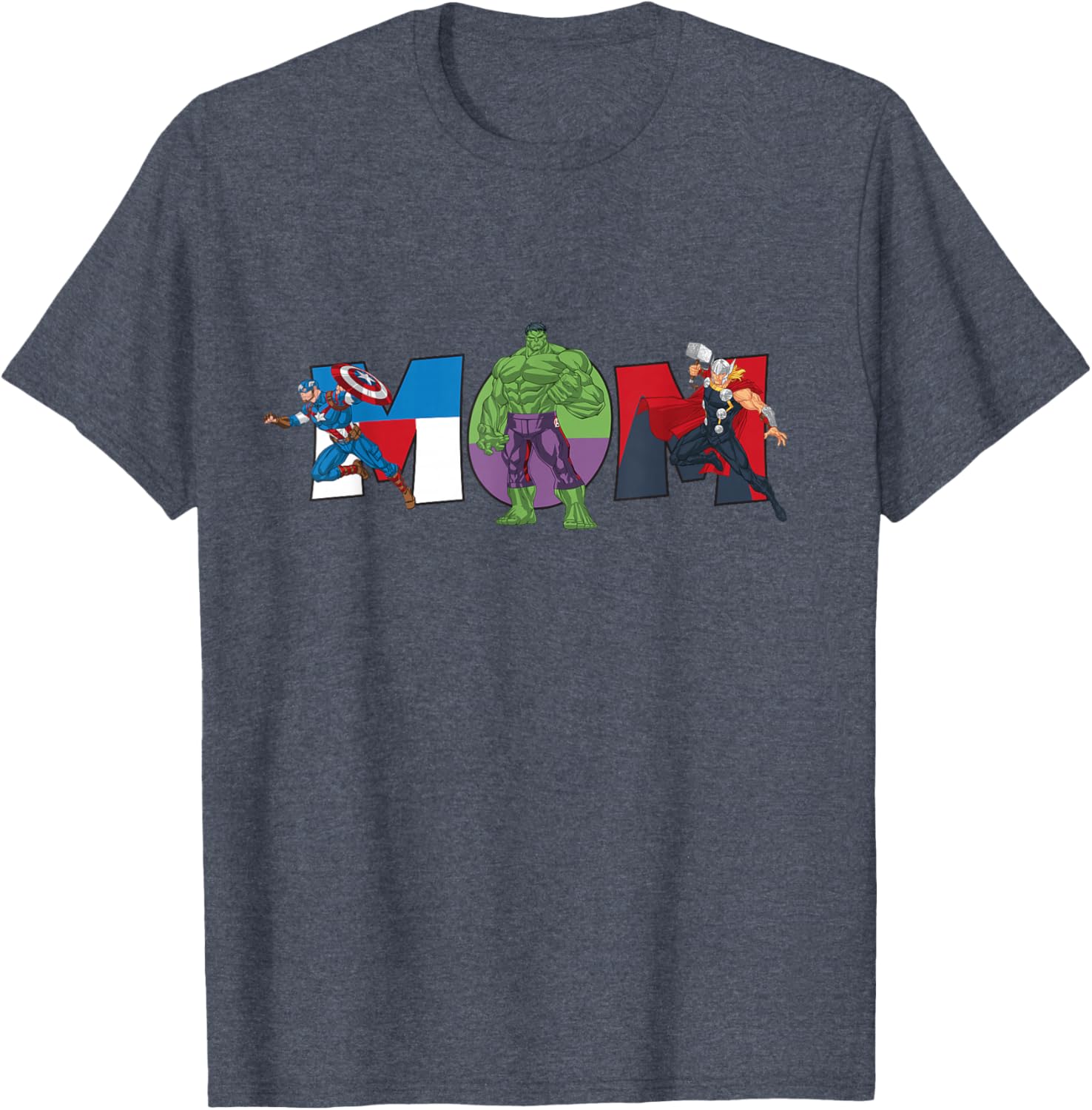 Marvel Avengers Team Mom T-Shirt for Mother's Day Family Trips and Birthdays - 14