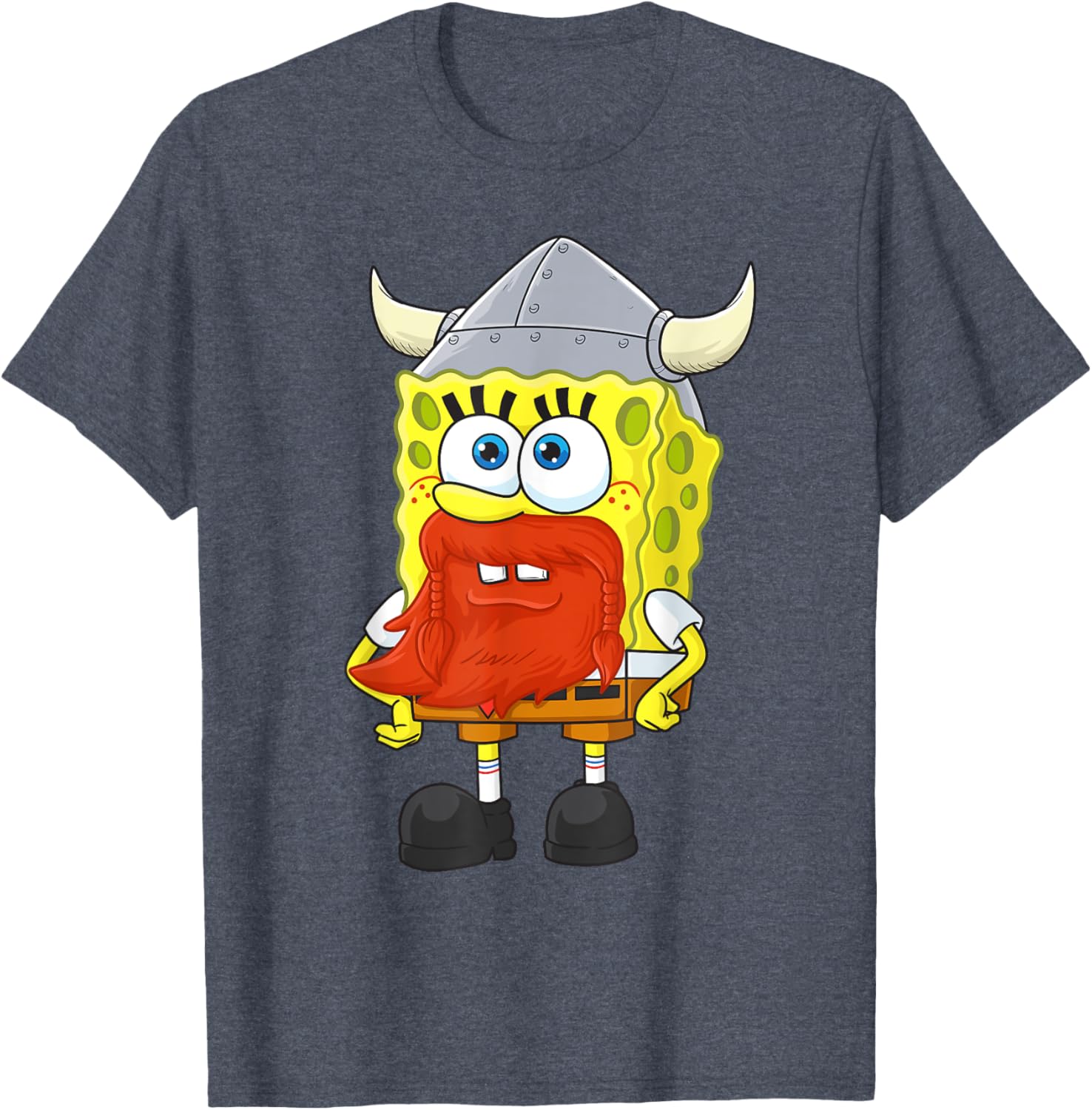 Mademark SpongeBob Happy Leif Erikson Day T-Shirt for Fun Celebrations - 26
