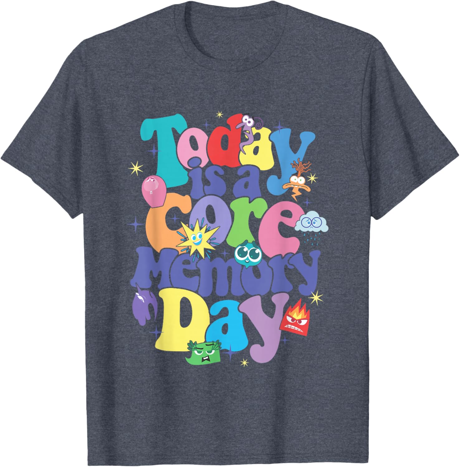 Disney Pixar Inside Out 2 Core Memory Day T-Shirt for All Ages - 5