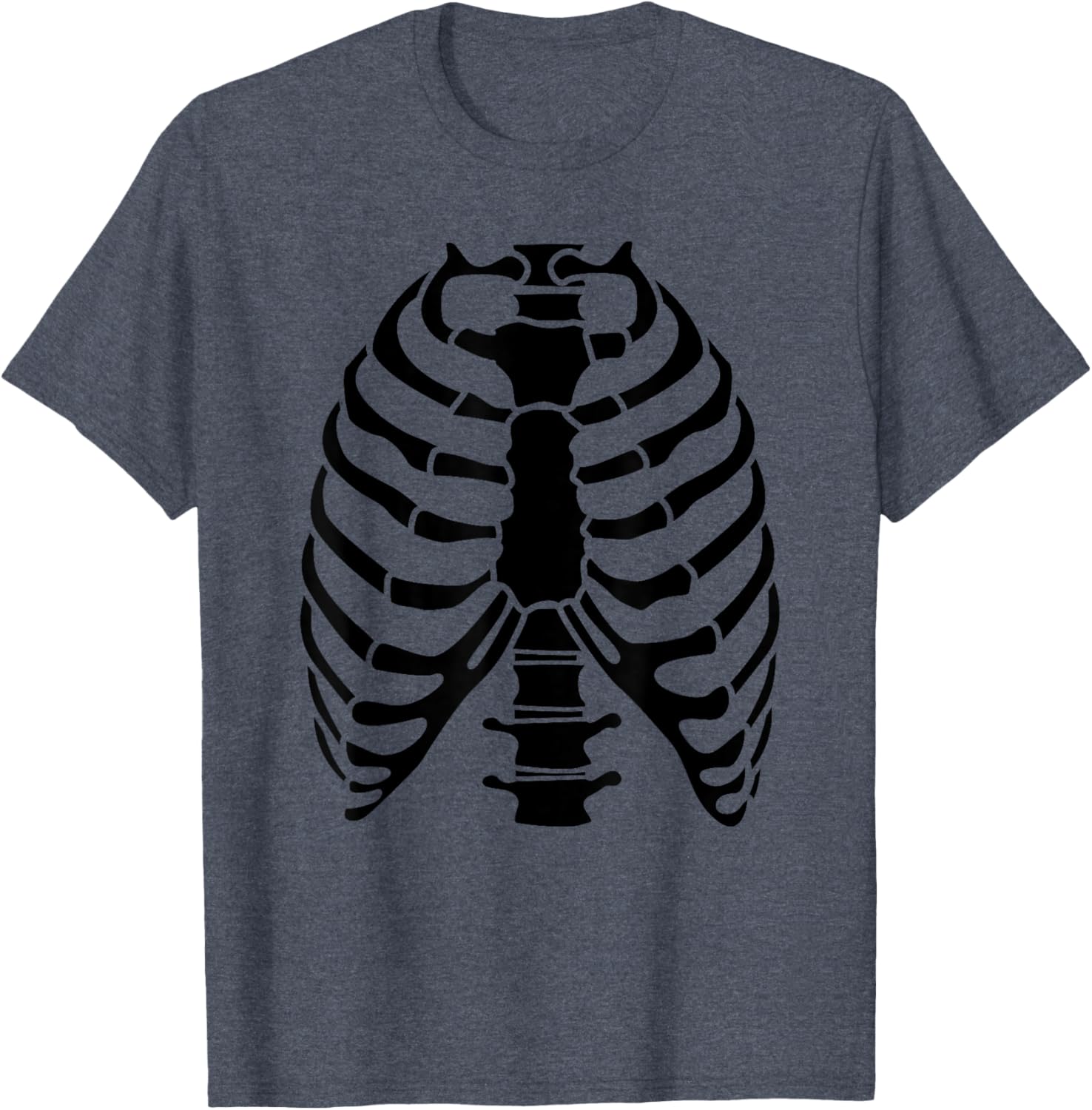 Skeleton Rib Cage Halloween Costume T-Shirt for Fun Celebrations - 5