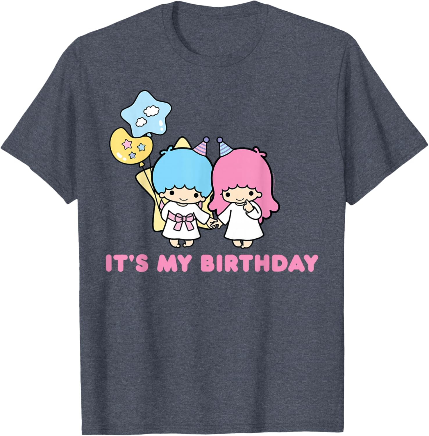 Little Twin Stars Birthday T-Shirt for Kids – Fun and Colorful Design - 16