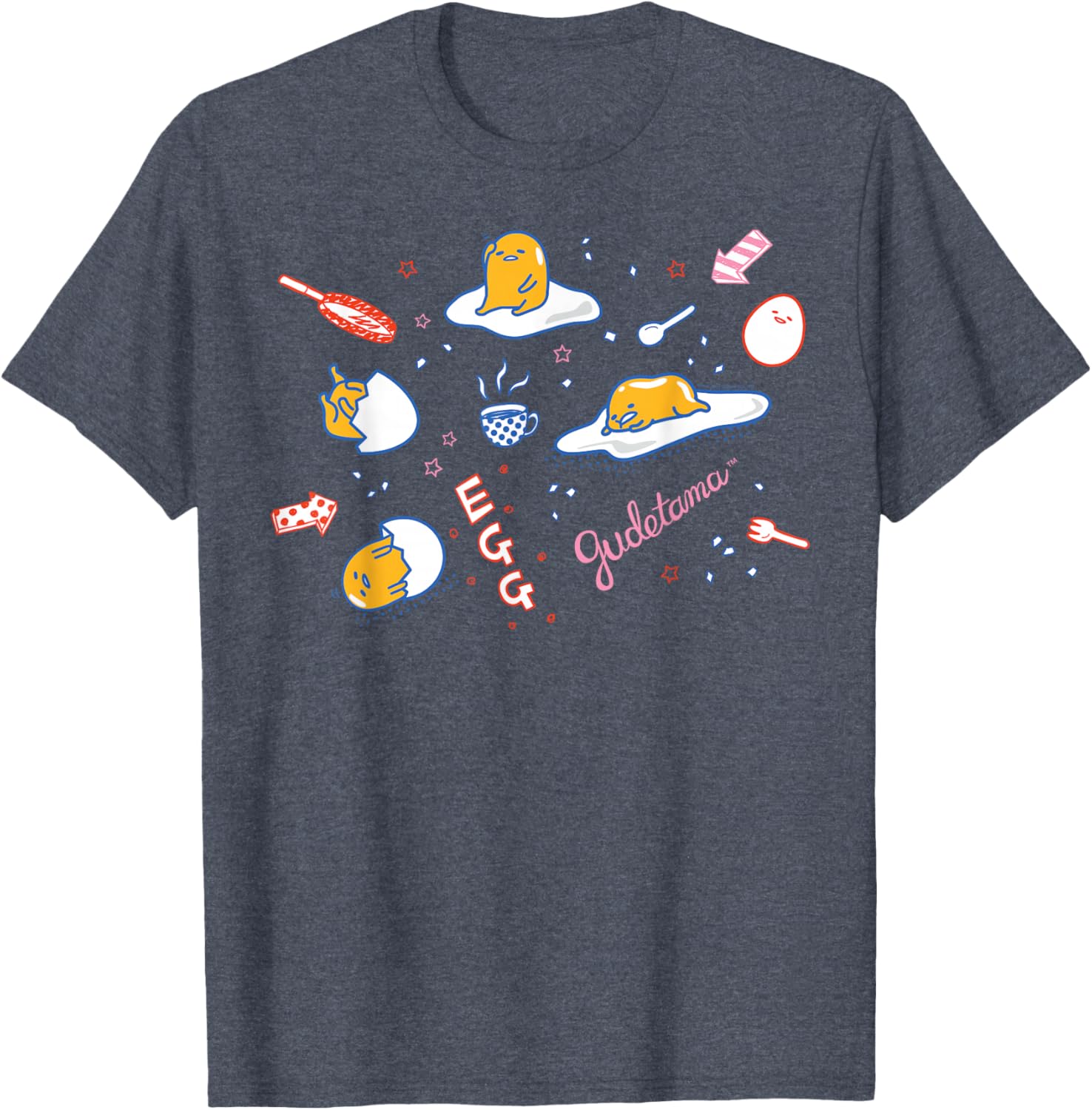 Gudetama Doodle T-Shirt Cute & Comfy for Fans of Lazy Egg Design - 5