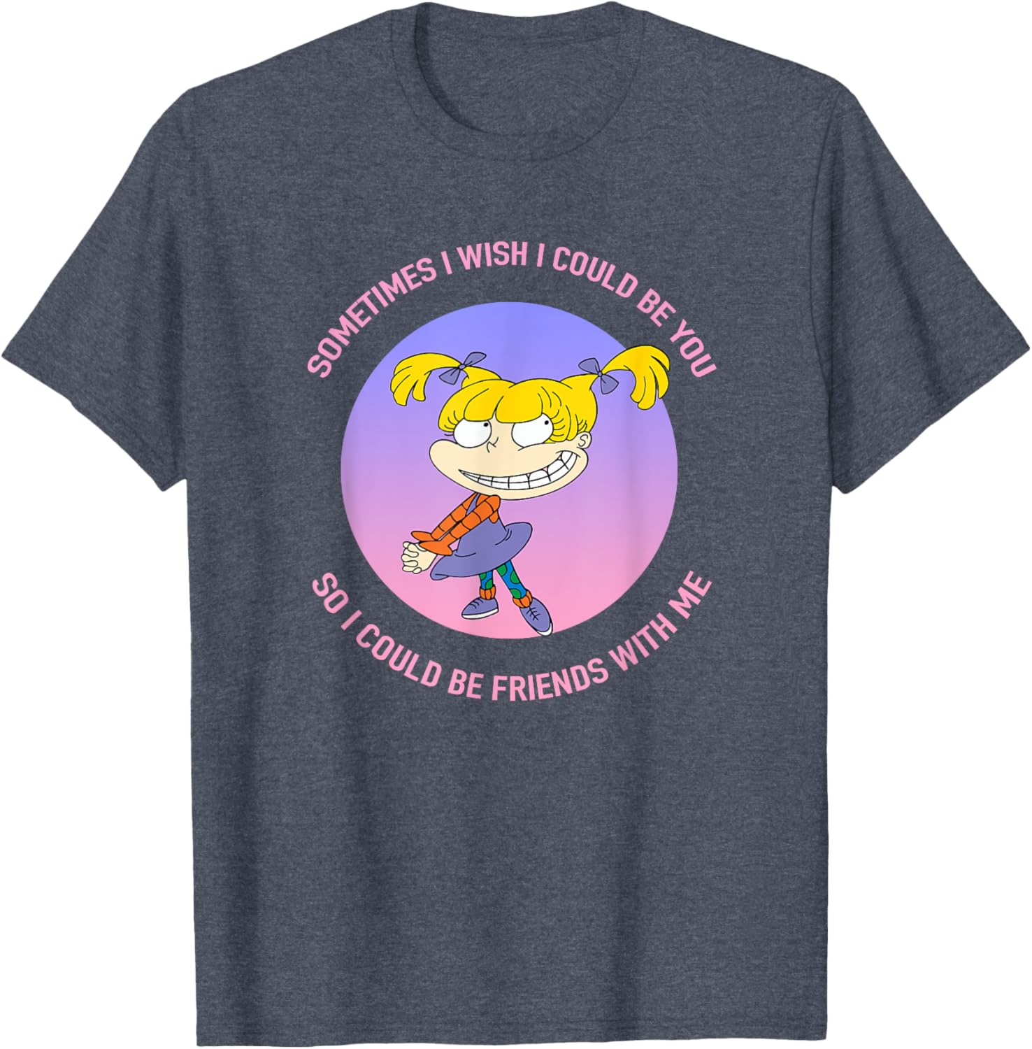 Mademark Rugrats Angelica Sometimes I Wish T-Shirt for Fans and Collectors - 5