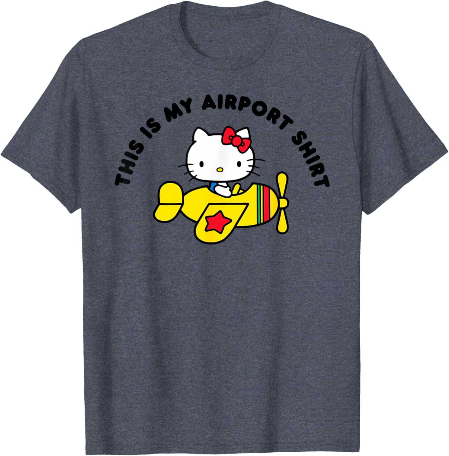 Hello Kitty Airport Tee Shirt Cute Graphic Top for Fans and Travel Lovers - 14