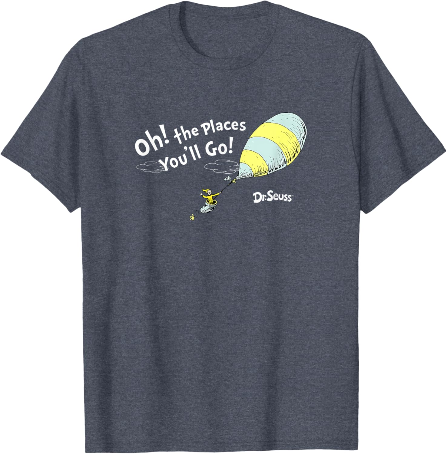 Dr. Seuss Oh the Places You'll Go T-Shirt for Kids and Adults - 1