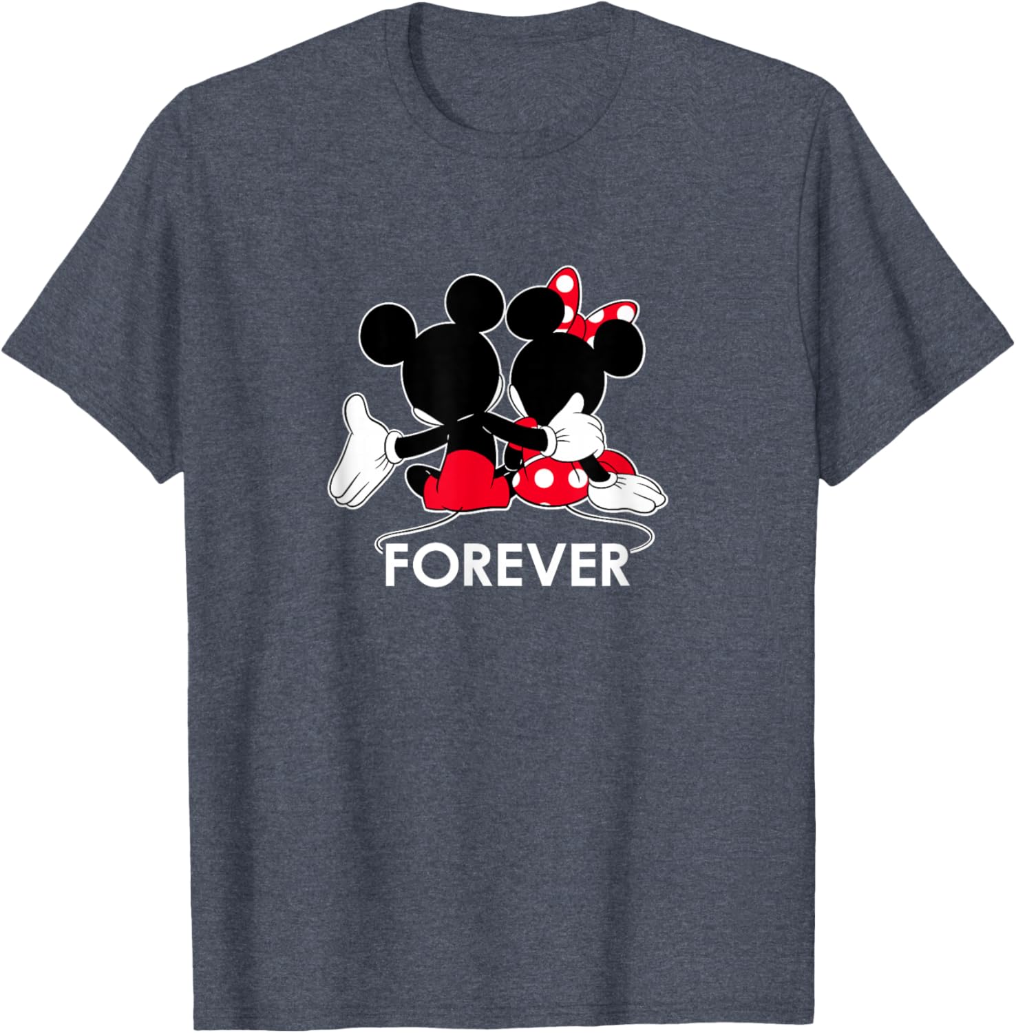 Disney Mickey and Minnie Mouse Silhouette Forever T-Shirt for All Ages - 7