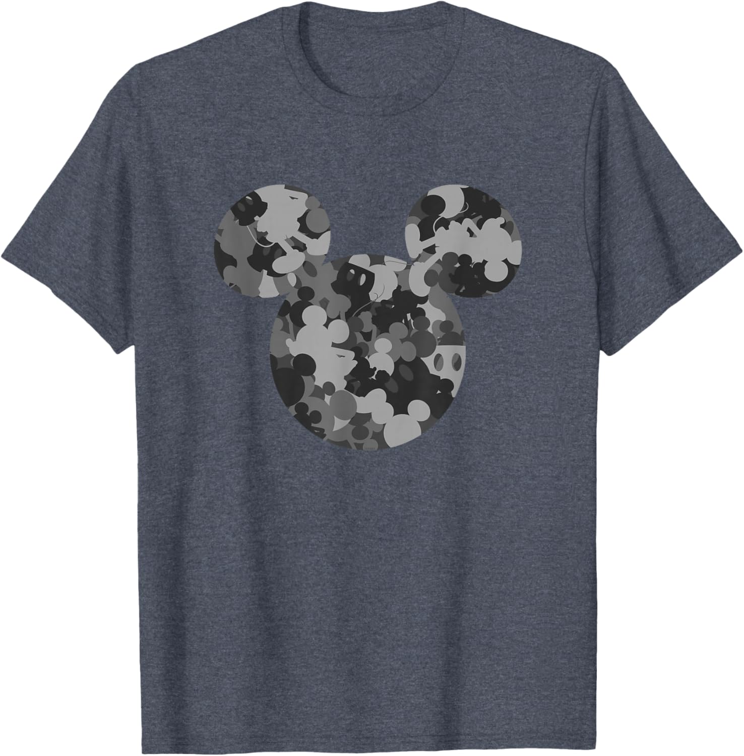 Disney Mickey Mouse Camo Gray T-Shirt for Fun and Stylish Kids - 2