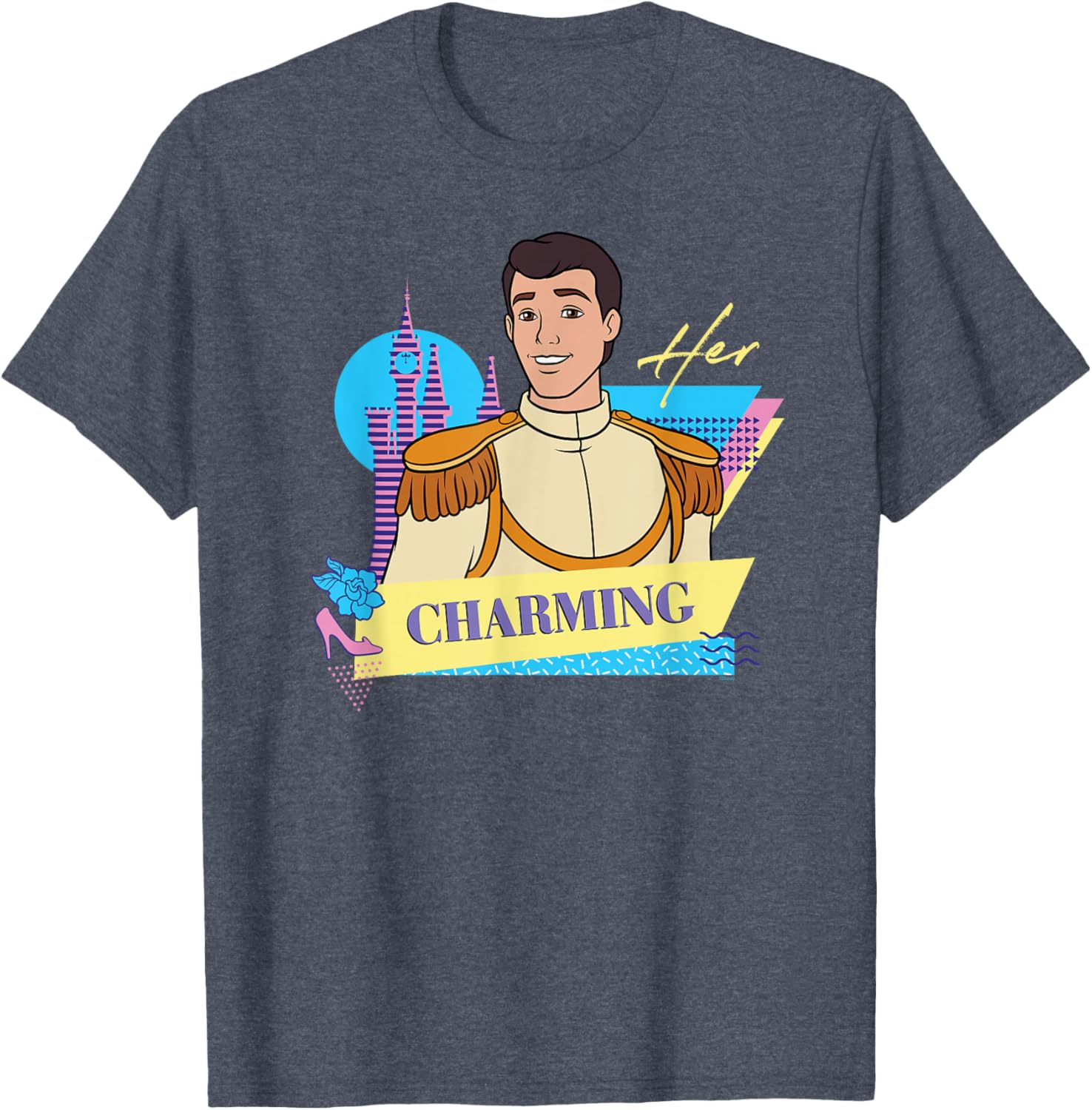 Disney Cinderella Matching T-Shirts for Couples - Her Prince Charming Style - 18