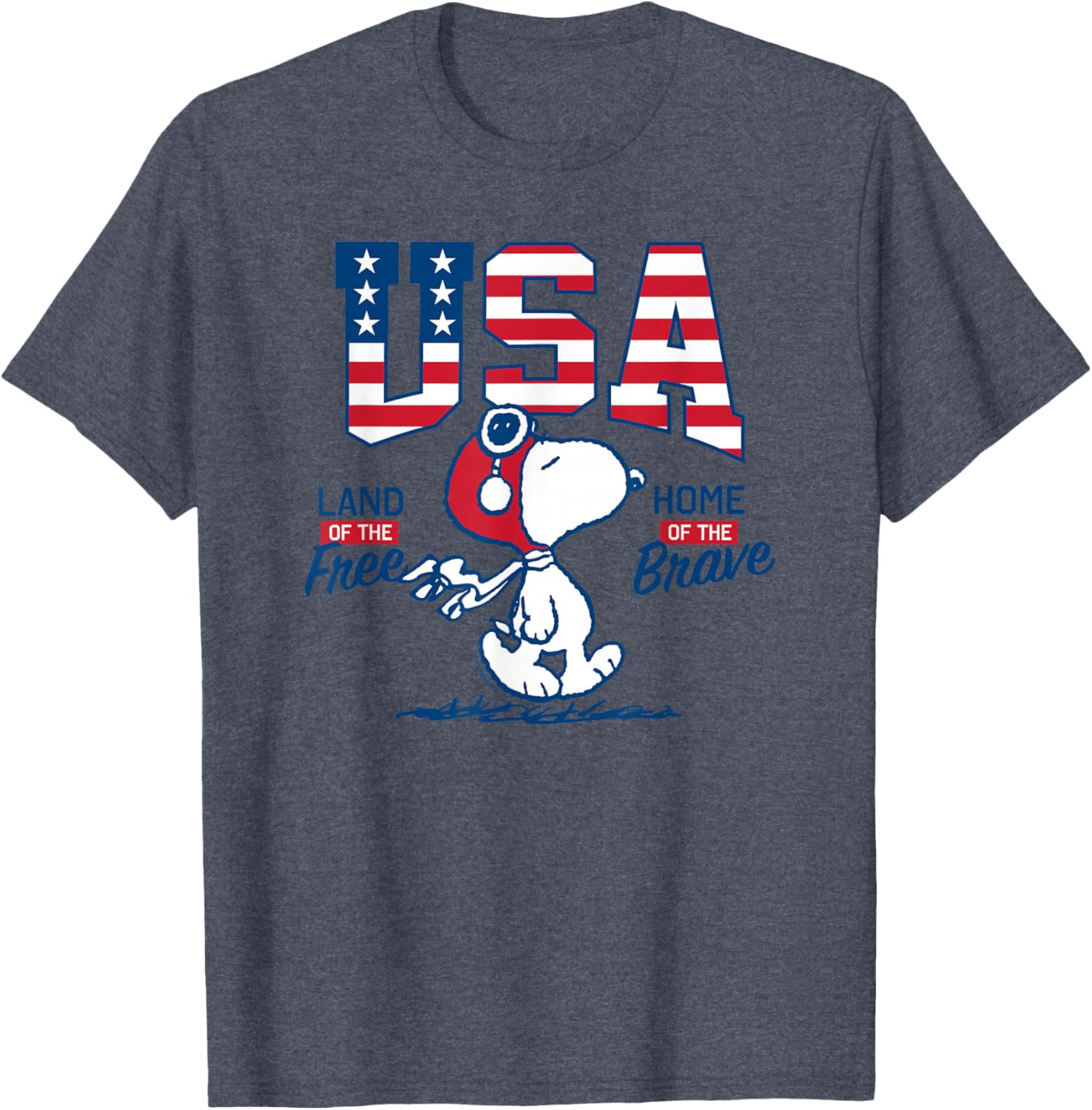 Peanuts Snoopy Free Brave T-Shirt for Fun Casual Wear and Style - 8