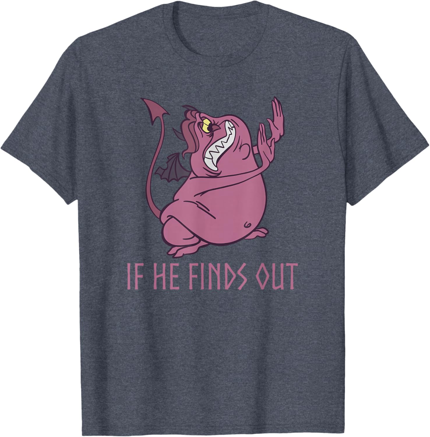 Disney Hercules Pain If He Finds Out Quote T-Shirt for Fans - 1