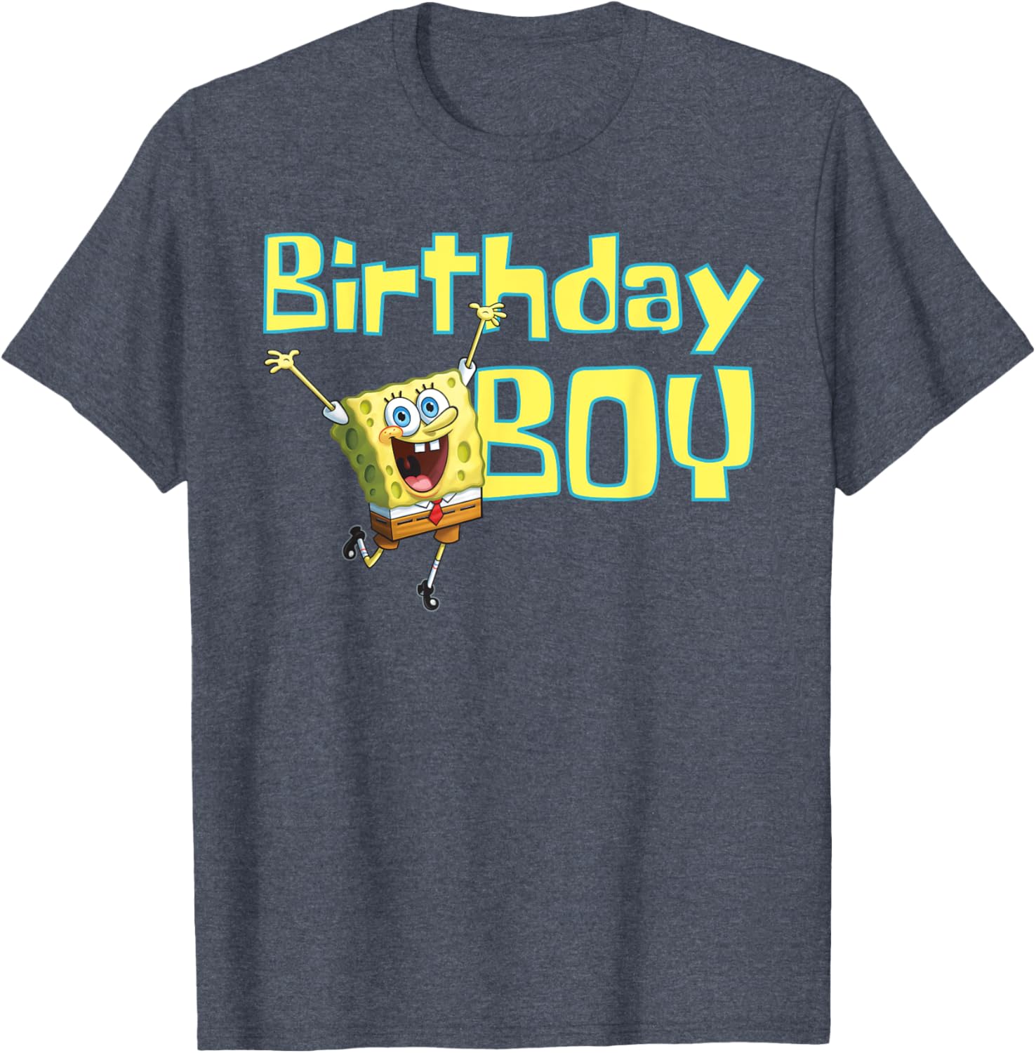Mademark SpongeBob SquarePants Birthday Boy T-Shirt for Fun Celebrations - 16