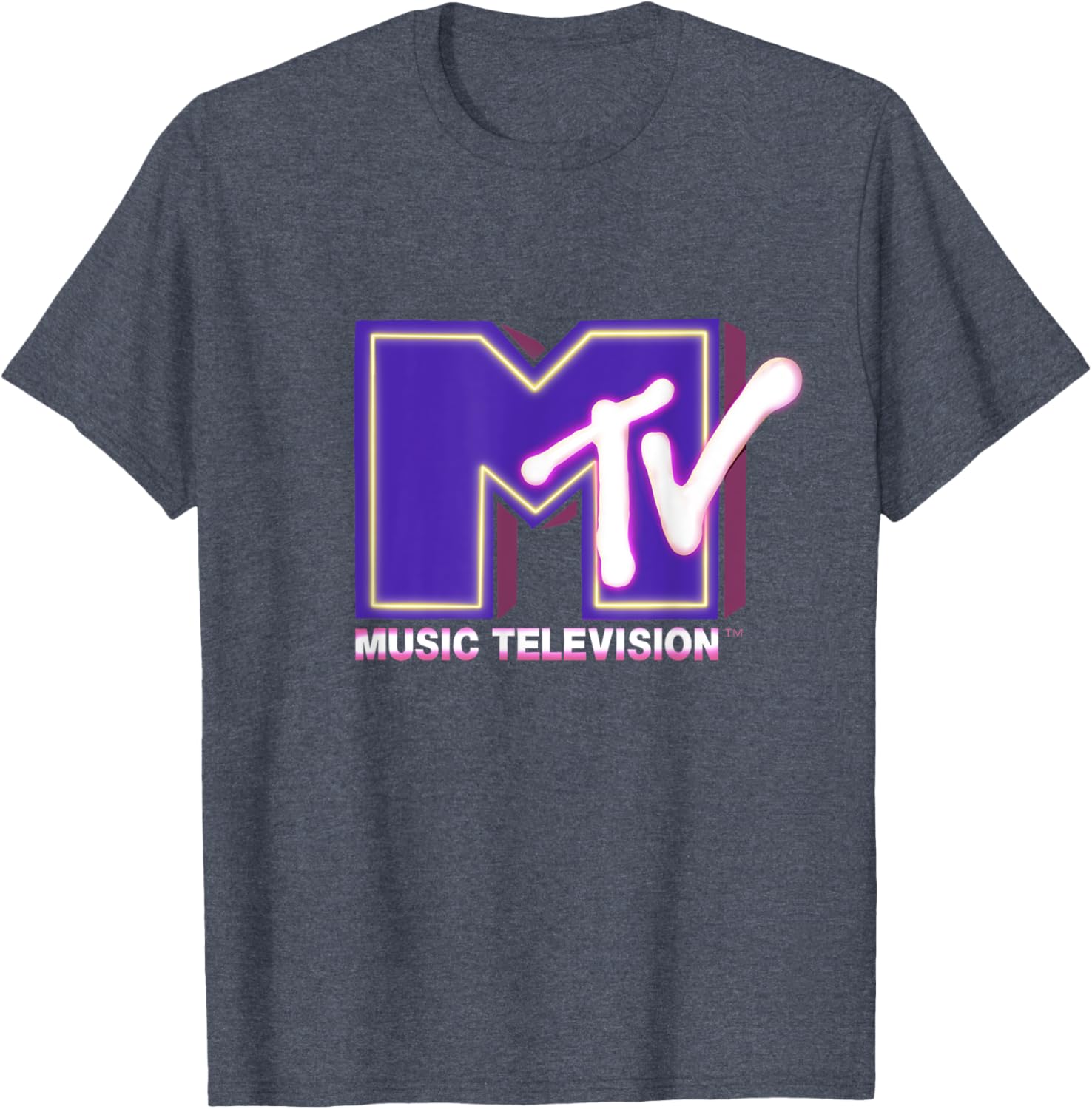 Mademark x MTV Neon Light Logo T-Shirt for Funky Fashion Lovers - 8