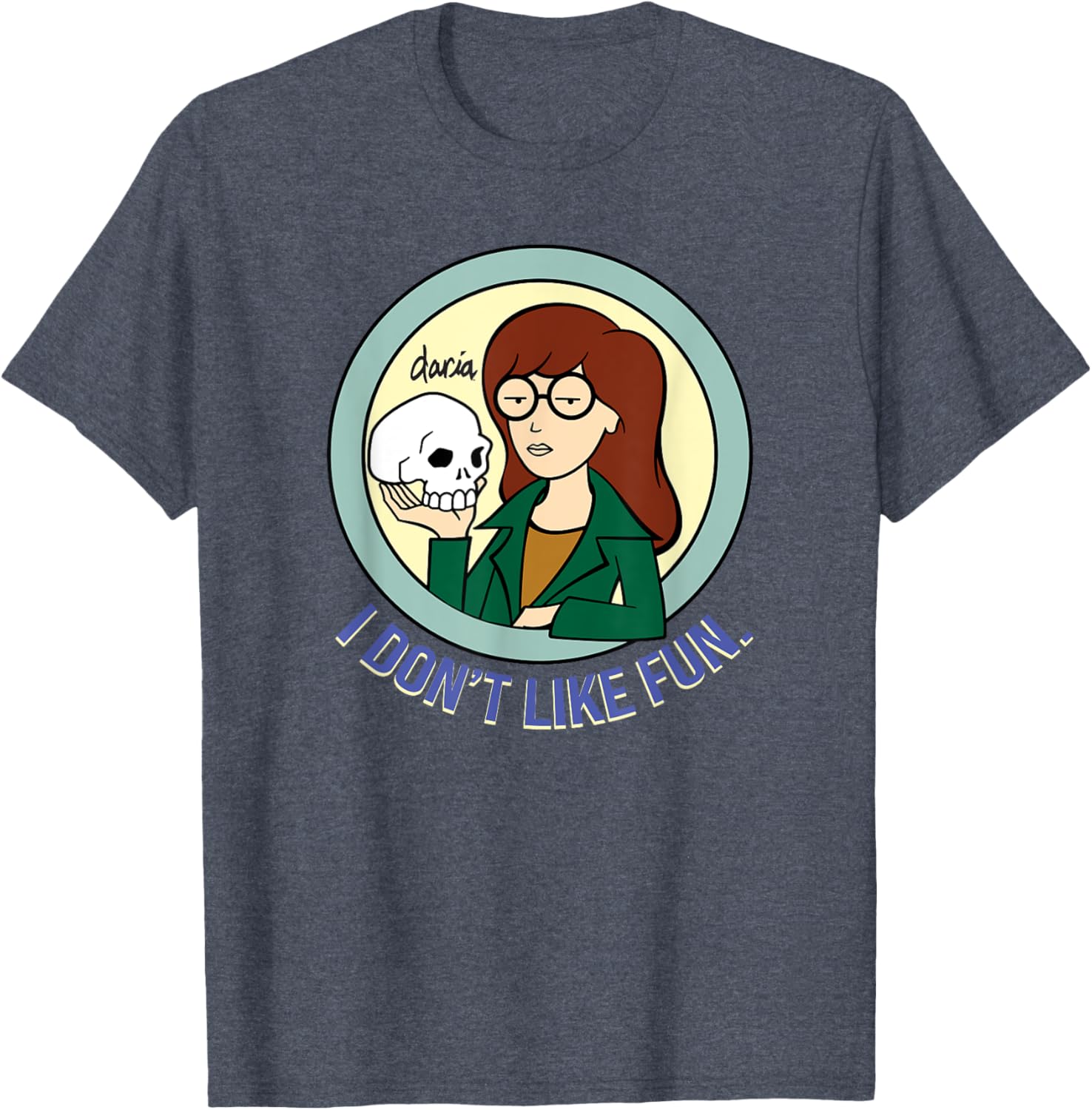 Mademark x Daria I Don't Like Fun Graphic T-Shirt for Casual Style - 2