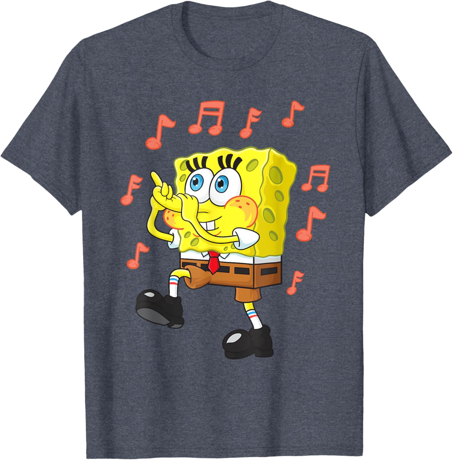 Mademark SpongeBob SquarePants Nose Flute T-Shirt for Fun Fans - 1
