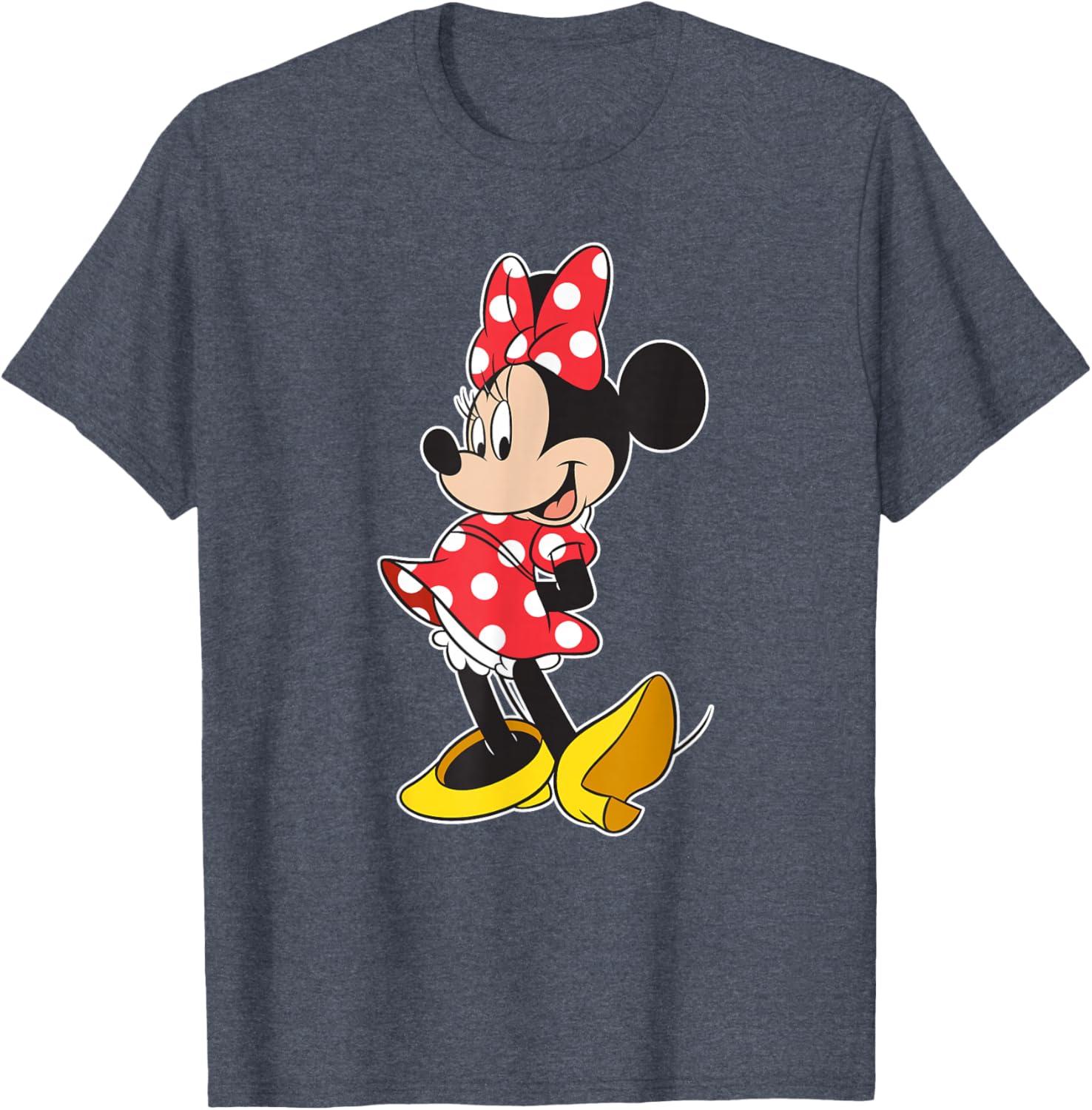 Cute Disney Minnie Mouse Classic Pose T-Shirt for Kids and Adults - 24
