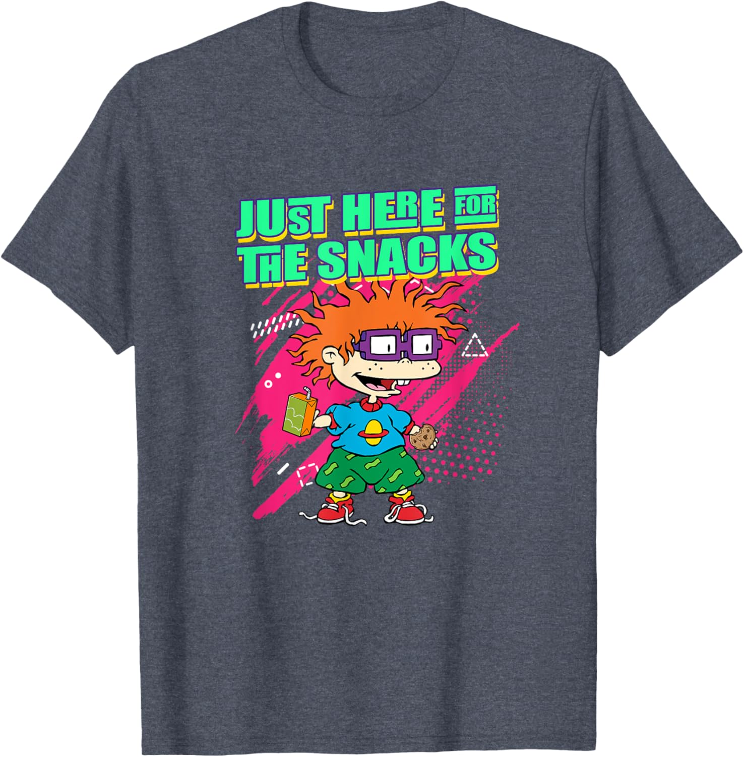 Mademark Rugrats Chuckie Snack T-Shirt for Fun Fashion Lovers - 3