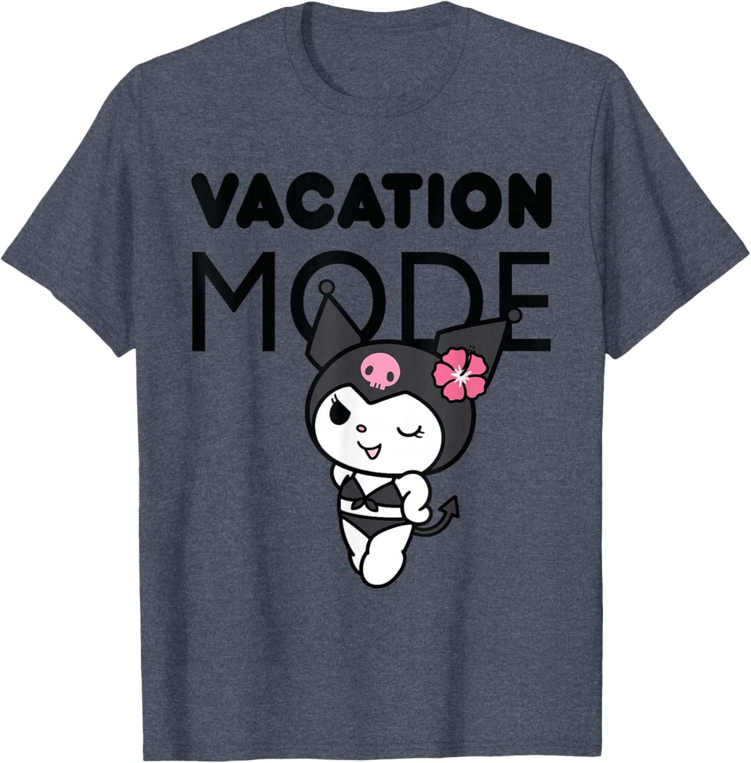 Kuromi Vacation Mode T-Shirt for Fun Summer Outfits and Casual Style - 9