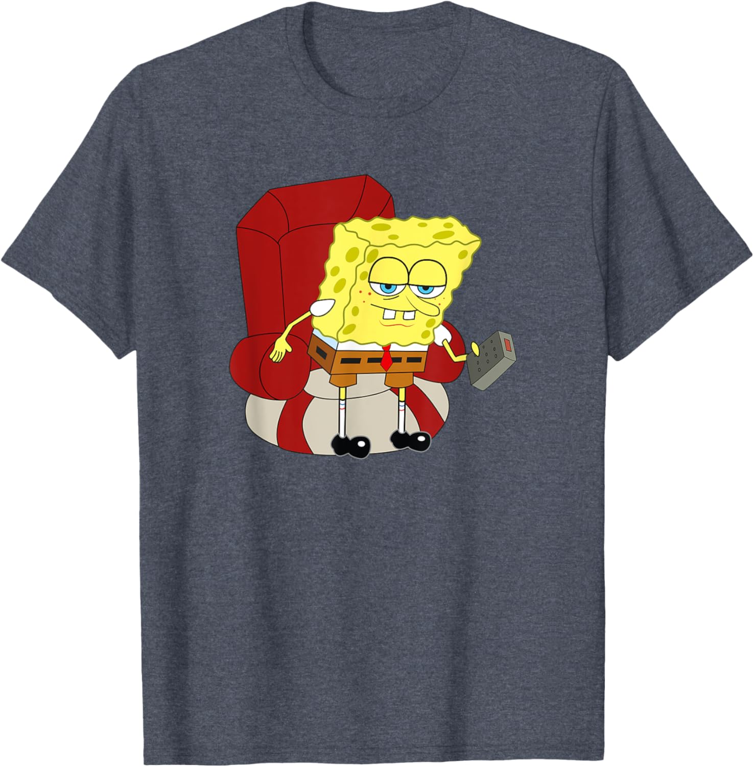 Mademark x SpongeBob SquarePants Relax & Watch TV T-Shirt for Fun Lovers - 5
