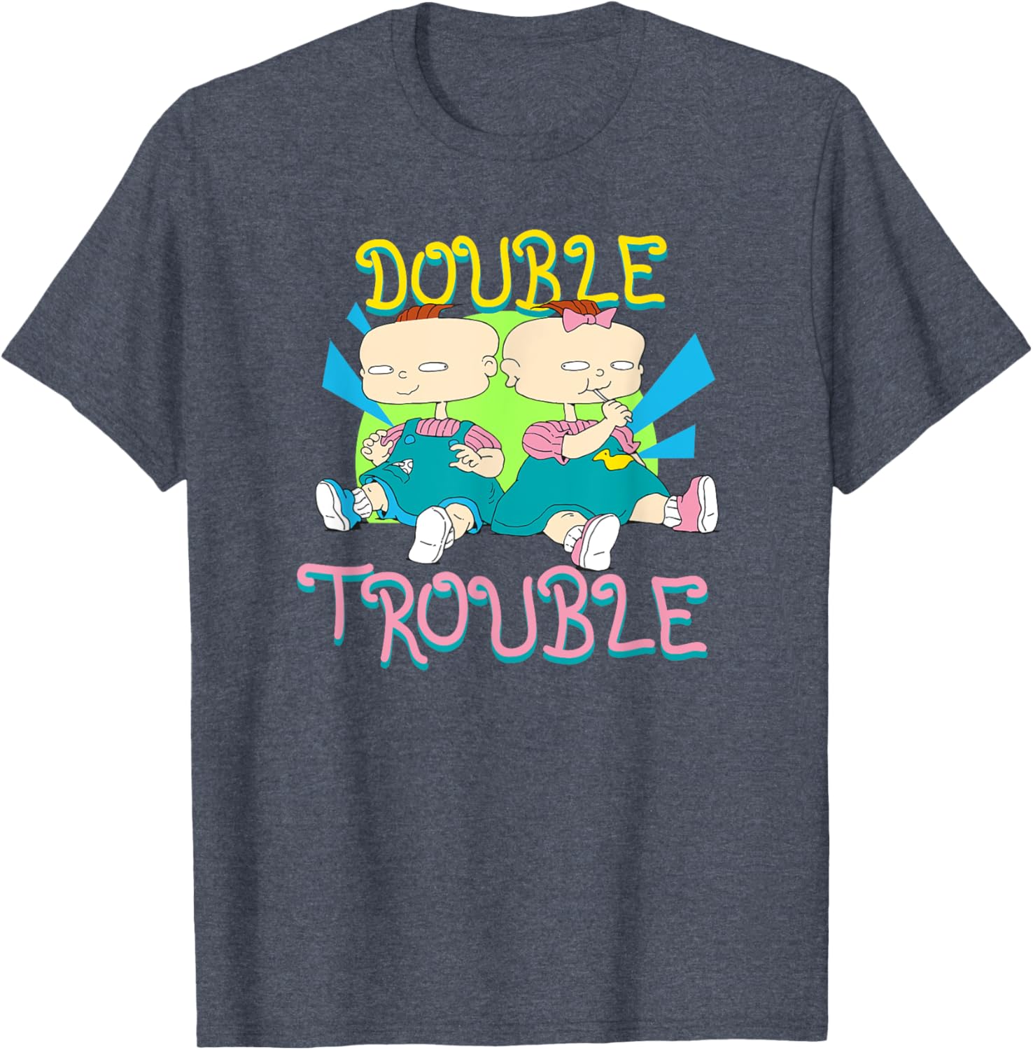 Mademark Rugrats Phil and Lil Double Trouble T-Shirt for Fun Style - 5
