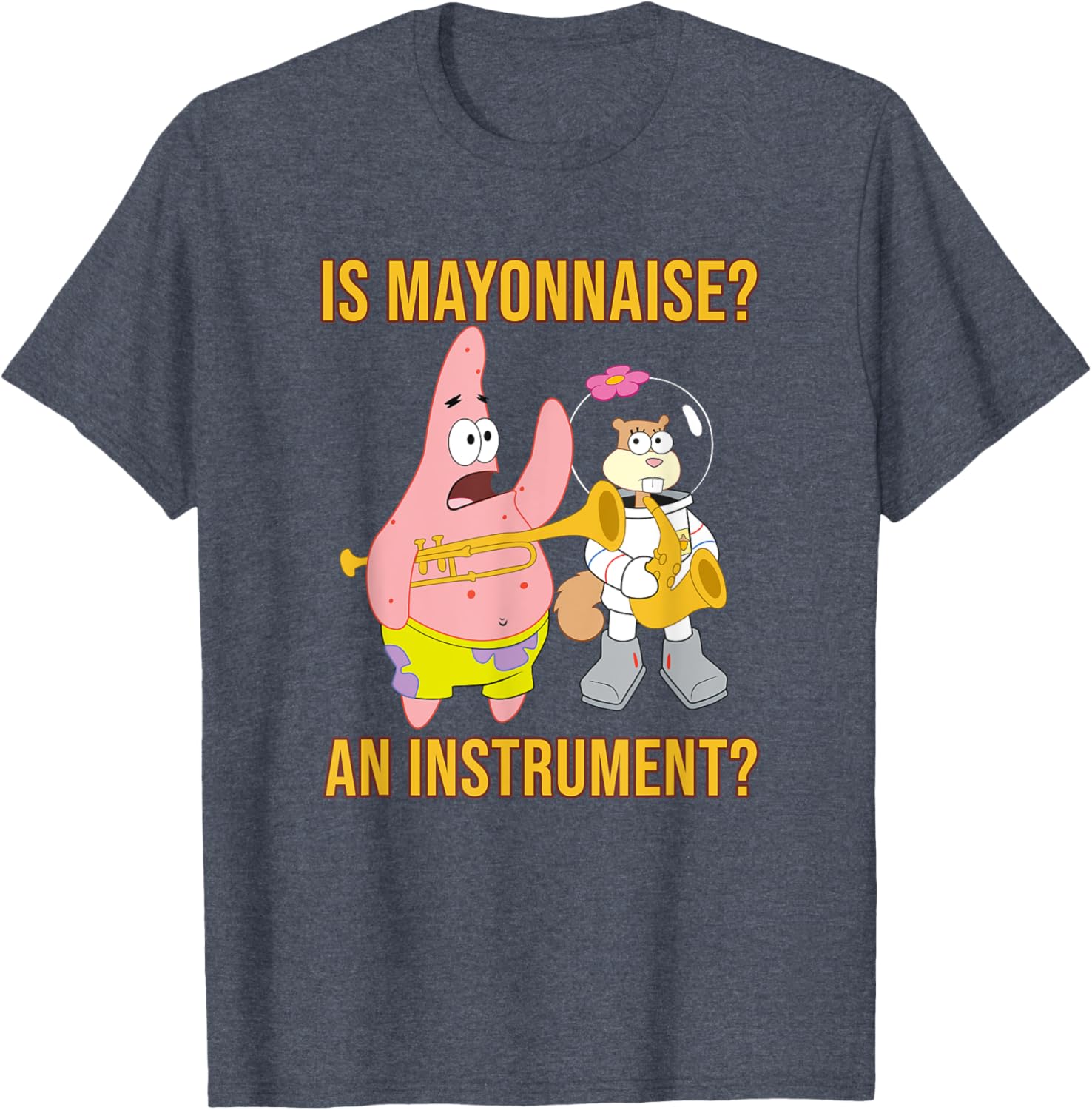 Mademark x SpongeBob Patrick & Sandy Mayonnaise Instrument T-Shirt - 13