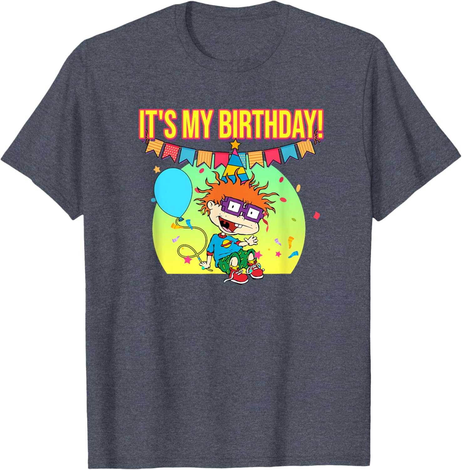 Mademark Rugrats Chuckie Finster Birthday T-Shirt for Kids and Adults - 6