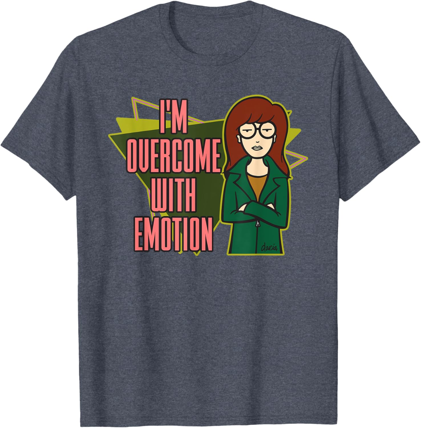 Mademark x Daria Emotion Graphic T-Shirt for Trendy Casual Style - 13