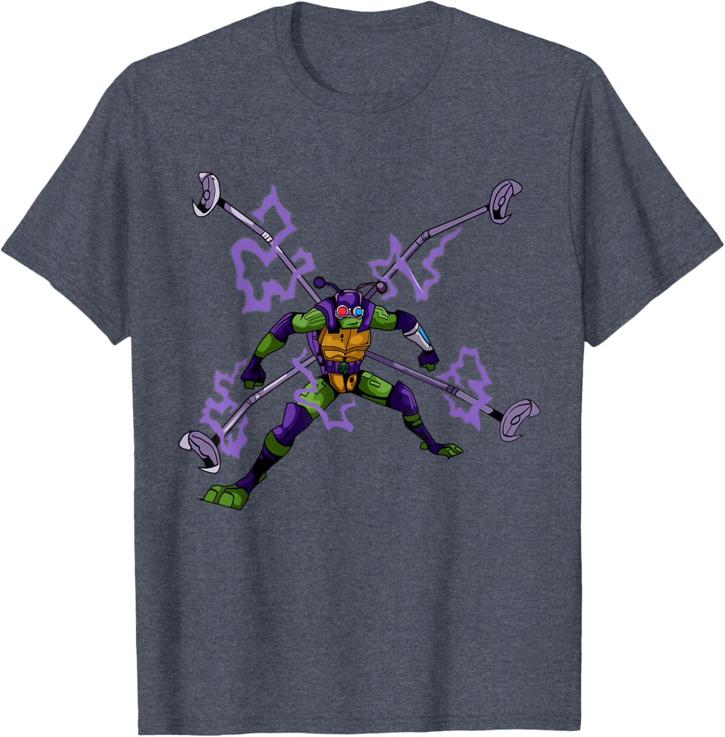 Mademark Teenage Mutant Ninja Turtles Donatello Spider Shell T-Shirt - 8
