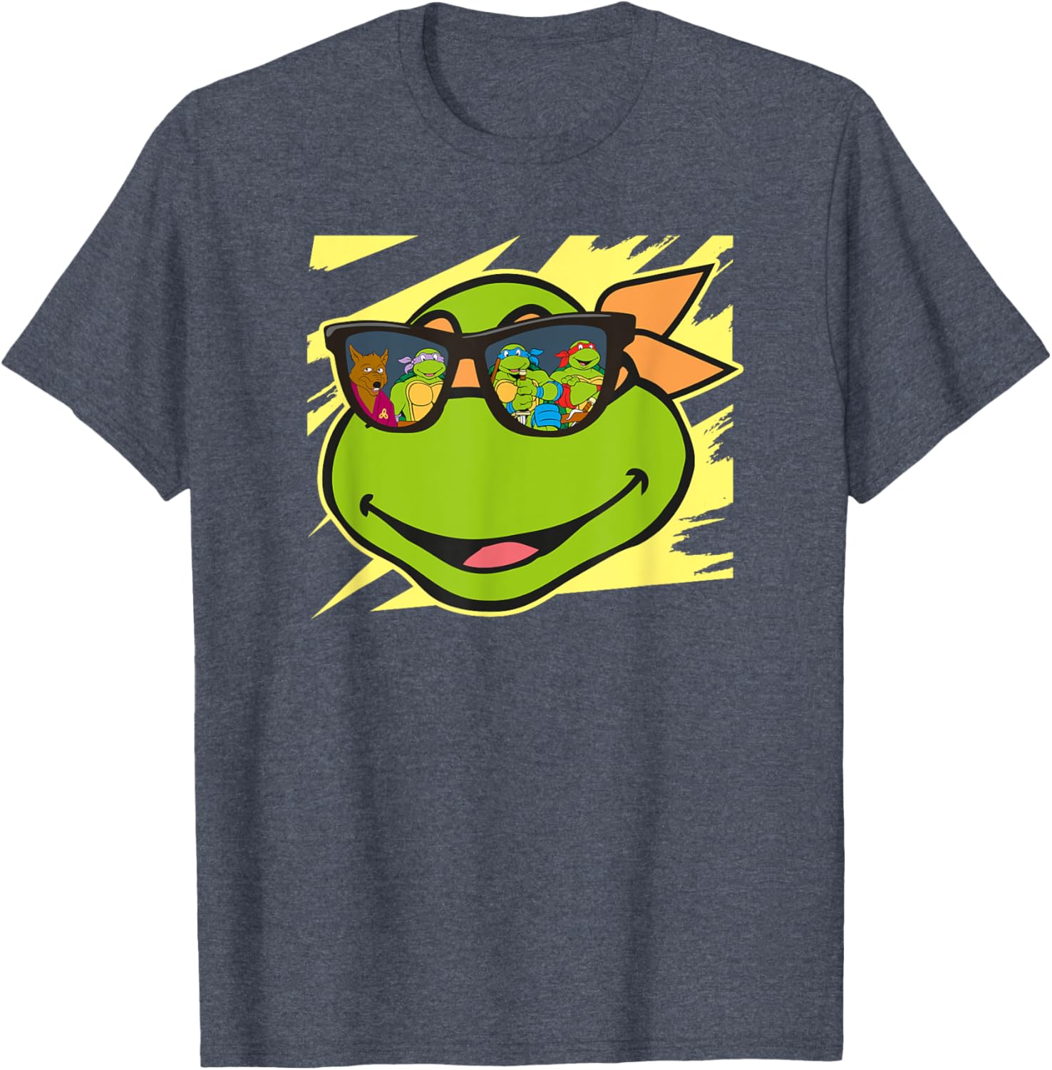 Mikey Reflection in Sunglasses T-Shirt - Mademark x TMNT Apparel - 4