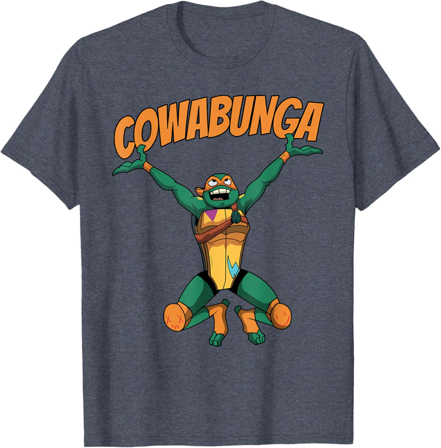 Mademark Teenage Mutant Ninja Turtles Mikey Cowabunga T-Shirt for Kids - 18