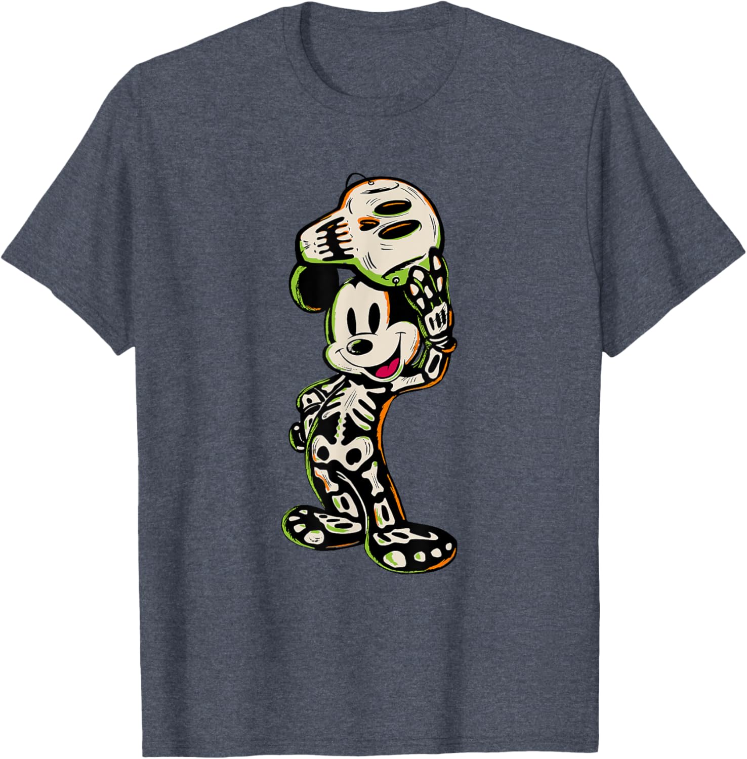 Disney Mickey Skeleton Halloween T-Shirt for Kids and Adults - 6