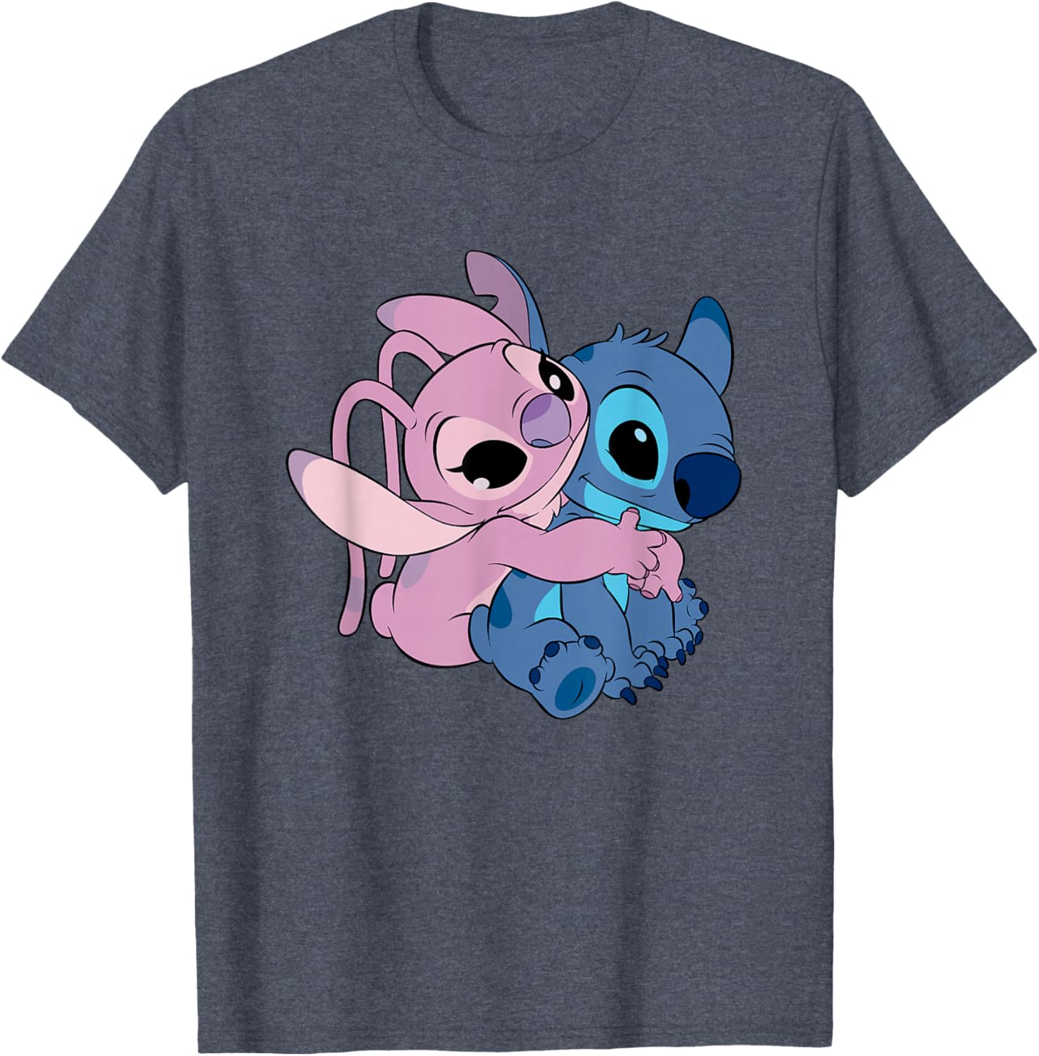 Adorable Disney Lilo and Stitch Hugging T-Shirt for Fans and Collectors - 8