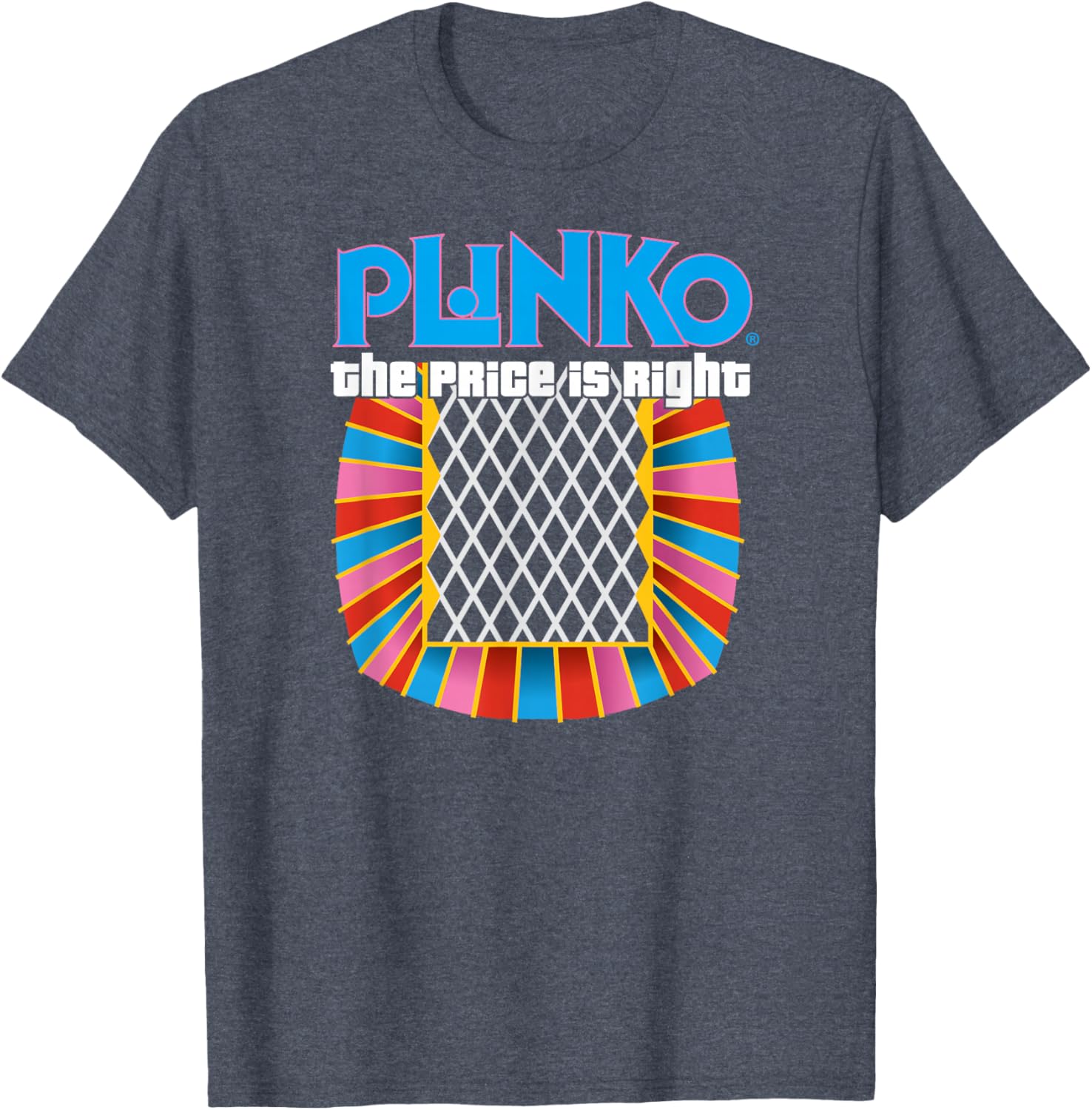 Price is Right Unisex Adults Black Plinko T-Shirt for Fun Game Lovers - 4