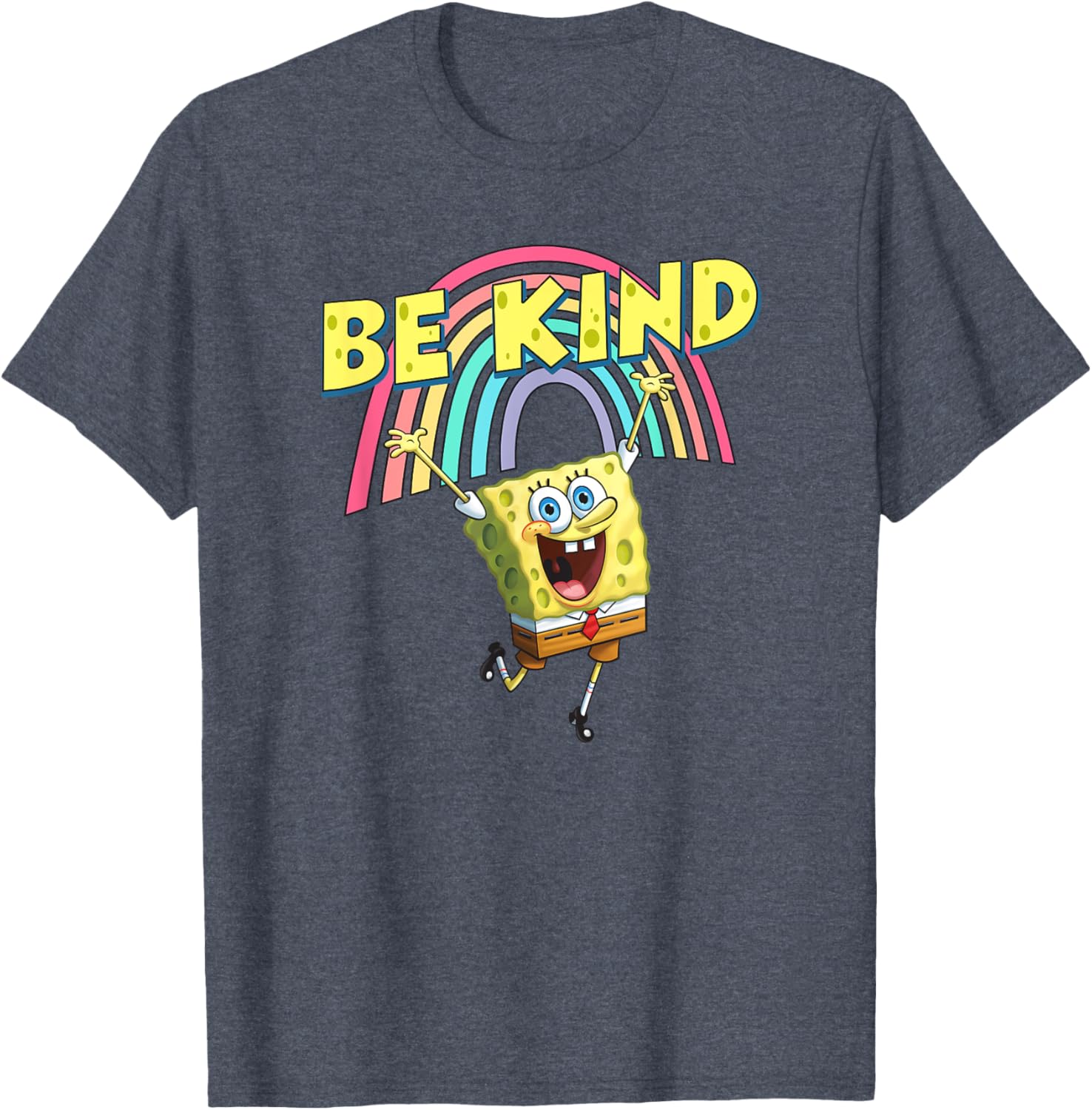 Mademark SpongeBob SquarePants Be Kind Rainbow T-Shirt for Everyone - 1